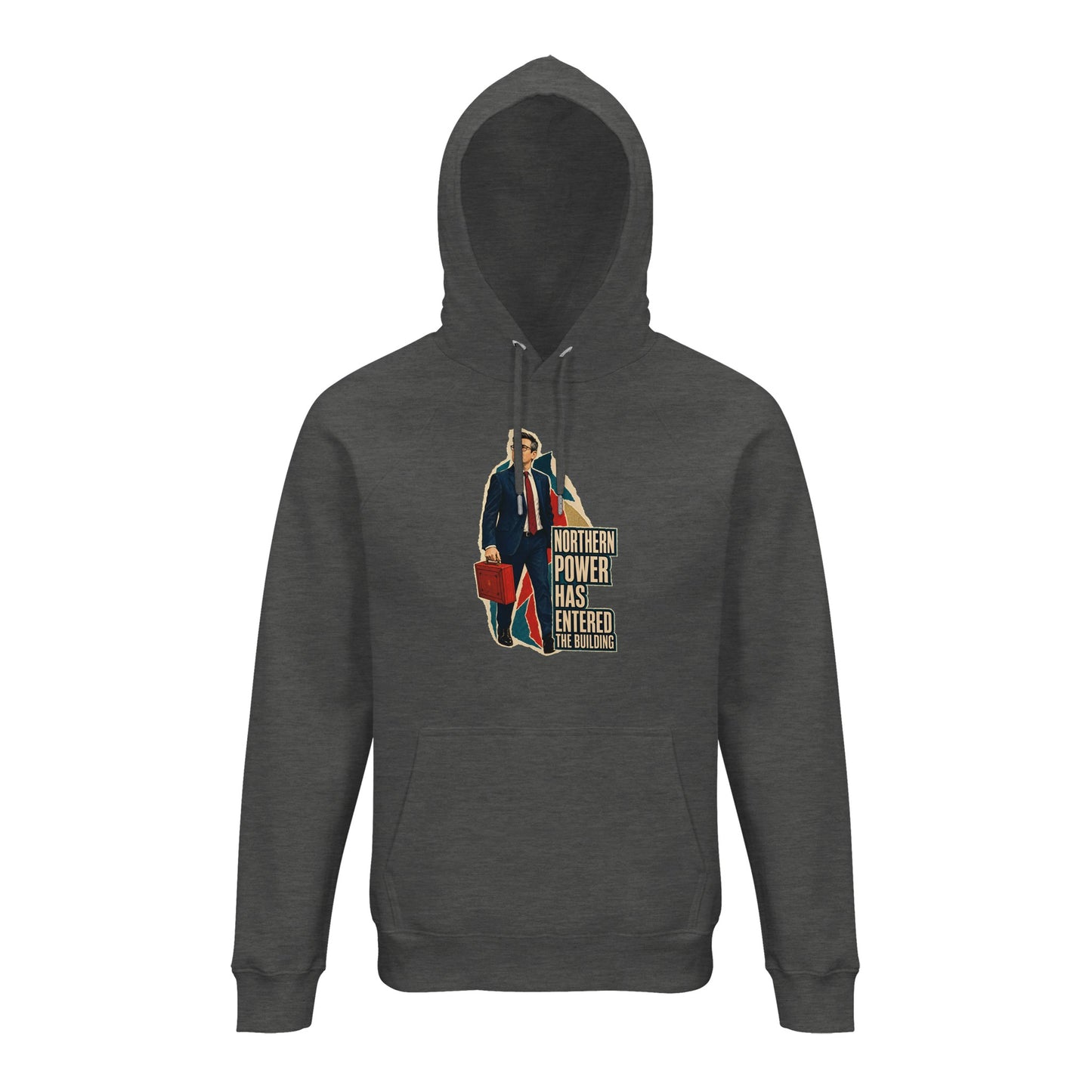 Northern Power Has Entered the Building Tote Bag Hoodie — product view 10