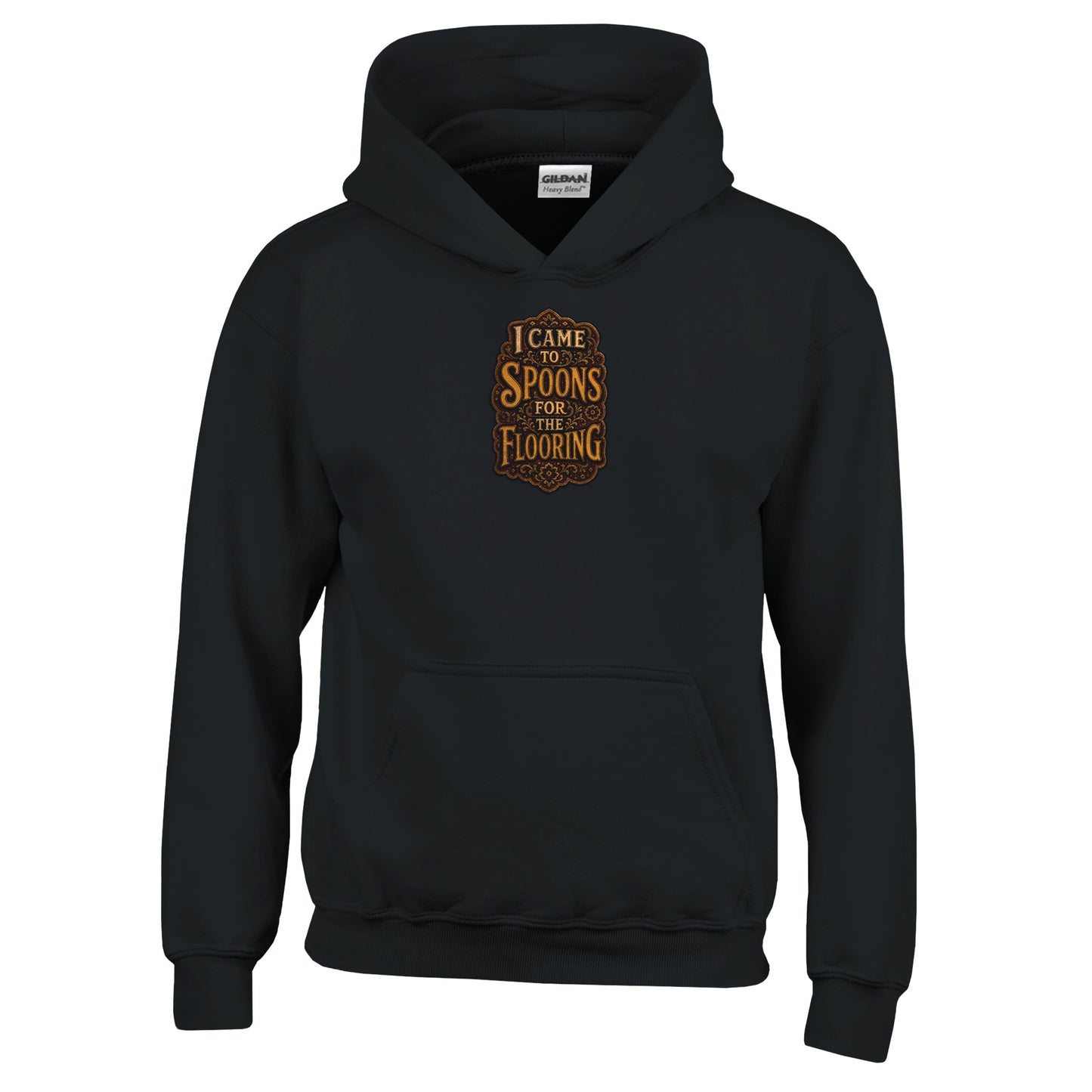 I Came to Spoons for the Flooring Kids' Hoodie — product view 3