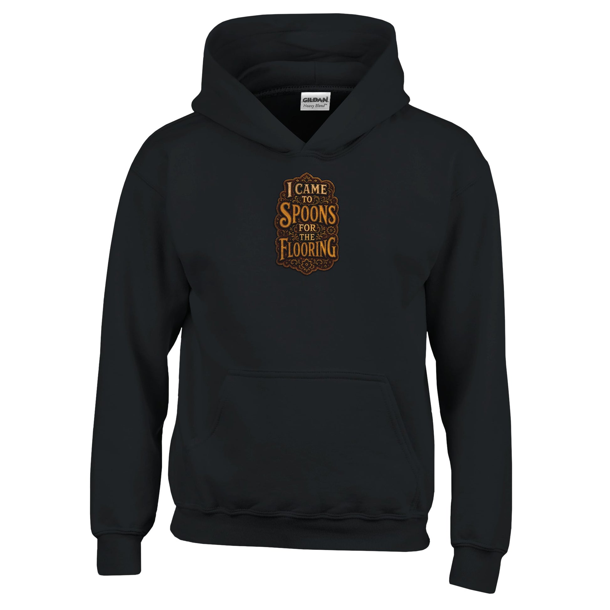 I Came to Spoons for the Flooring Kids' Hoodie — product view 3