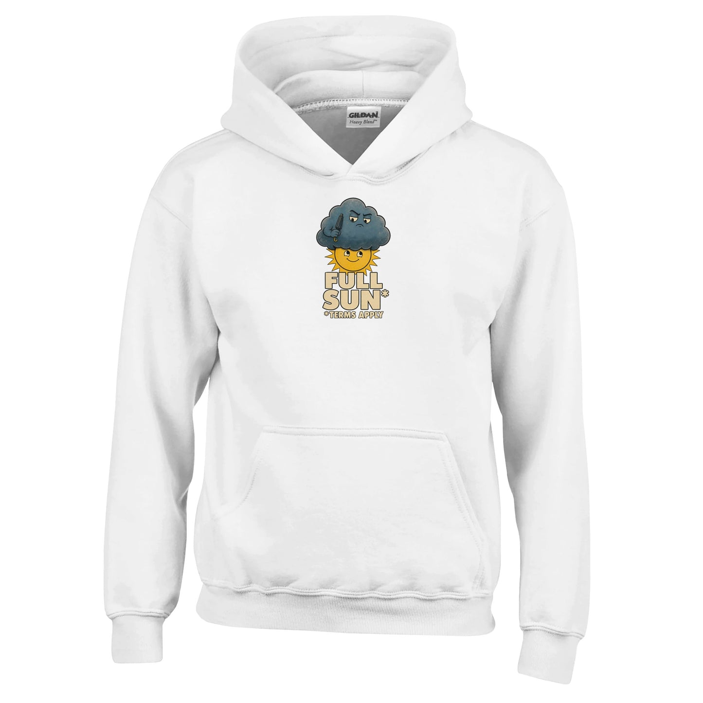 Full Sun, Terms Apply Weather Graphic Kids' Hoodie — product view 1