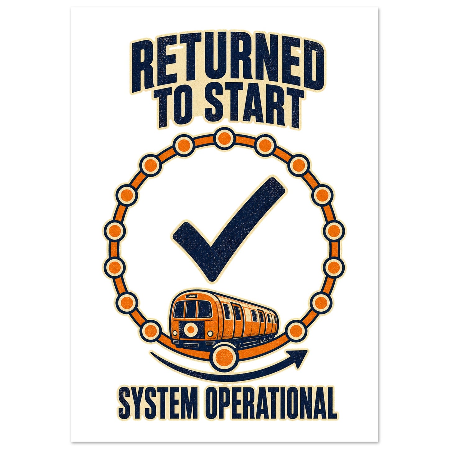 Glasgow Subway: System Operational Poster — product view 1