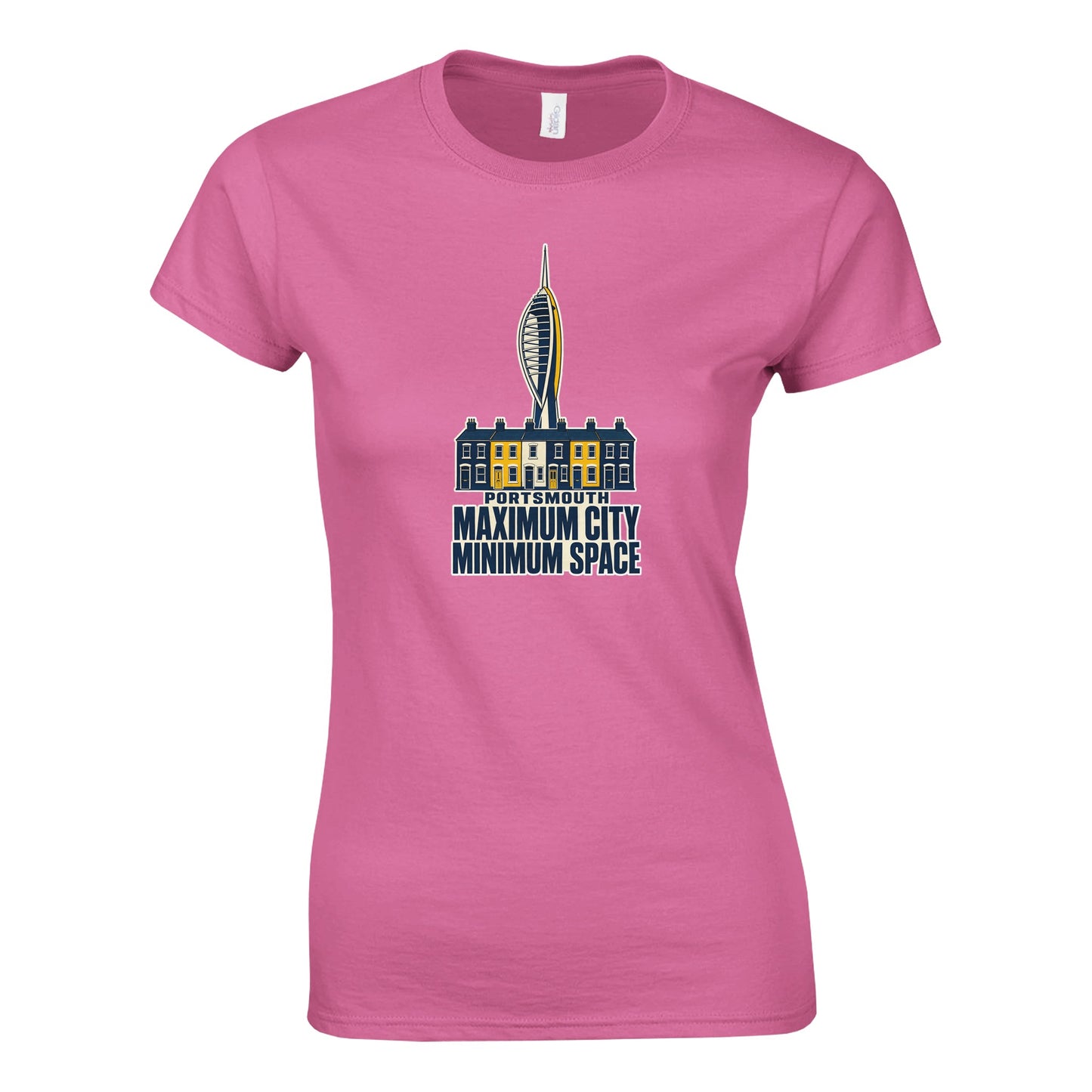 Portsmouth Maximum City Minimum Space Women's T-shirt — product view 7