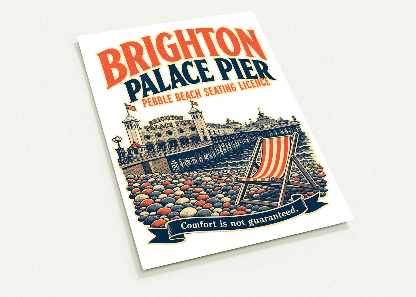 Brighton Pebble Beach Seating Licence Postcard Pack — product view 2
