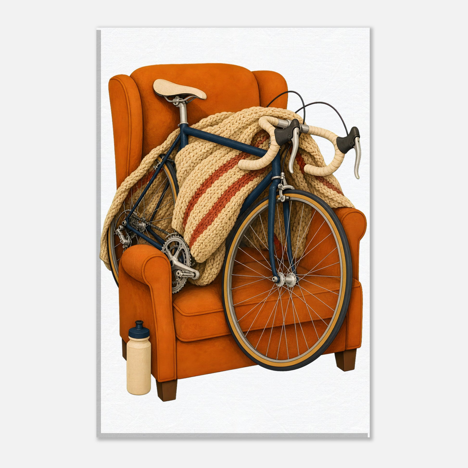 Bicycle Rest Day Canvas — product view 1