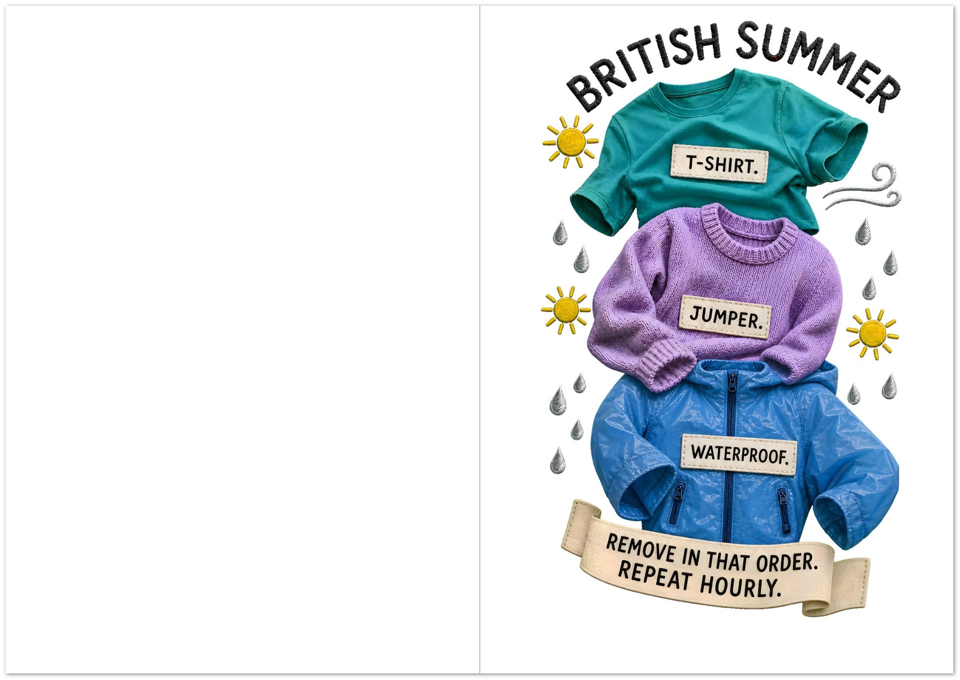 British Summer: Repeat Layers Hourly Greeting Card Pack — product view 5
