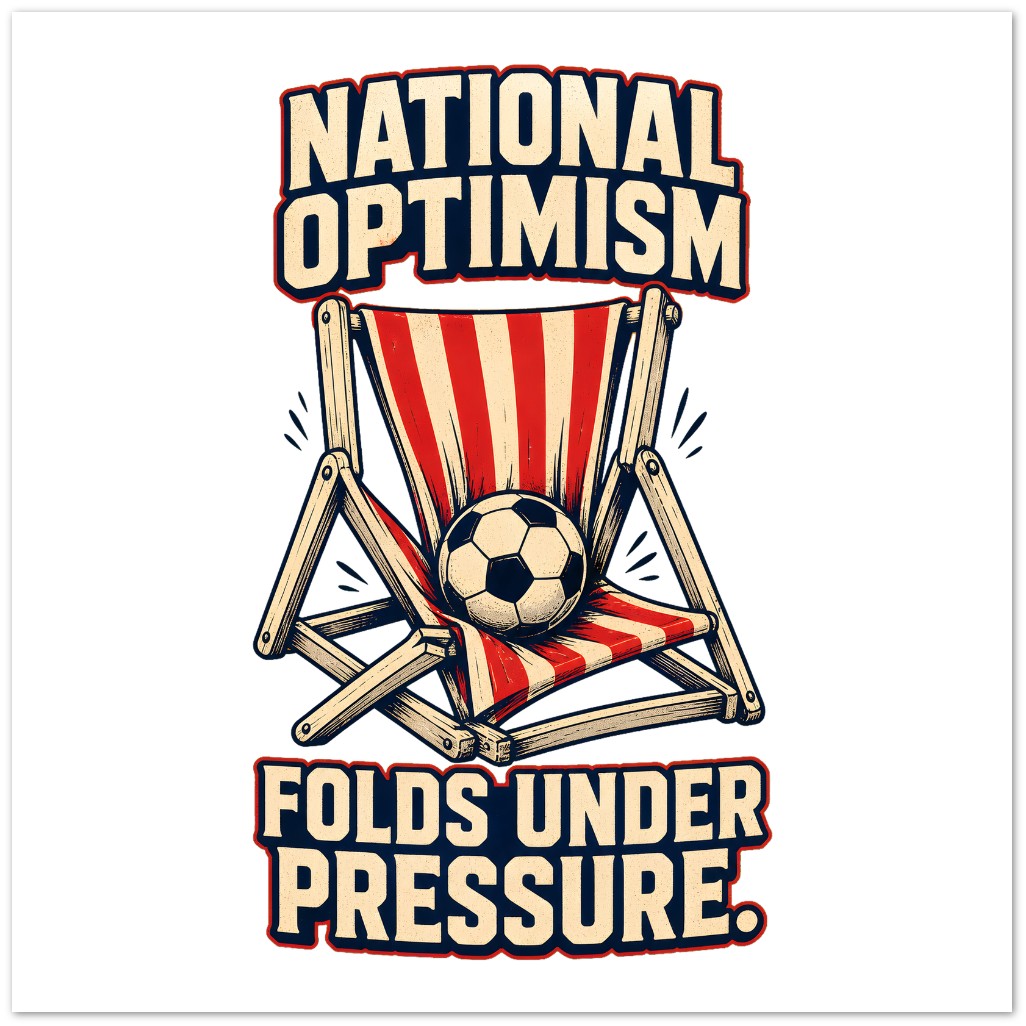 National Optimism Folds Under Pressure Football Greeting Card Pack — product view 3