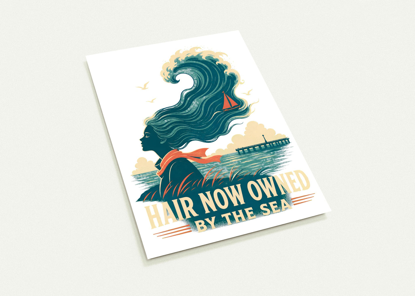 Hair Now Owned by the Sea Postcard Pack — product view 3