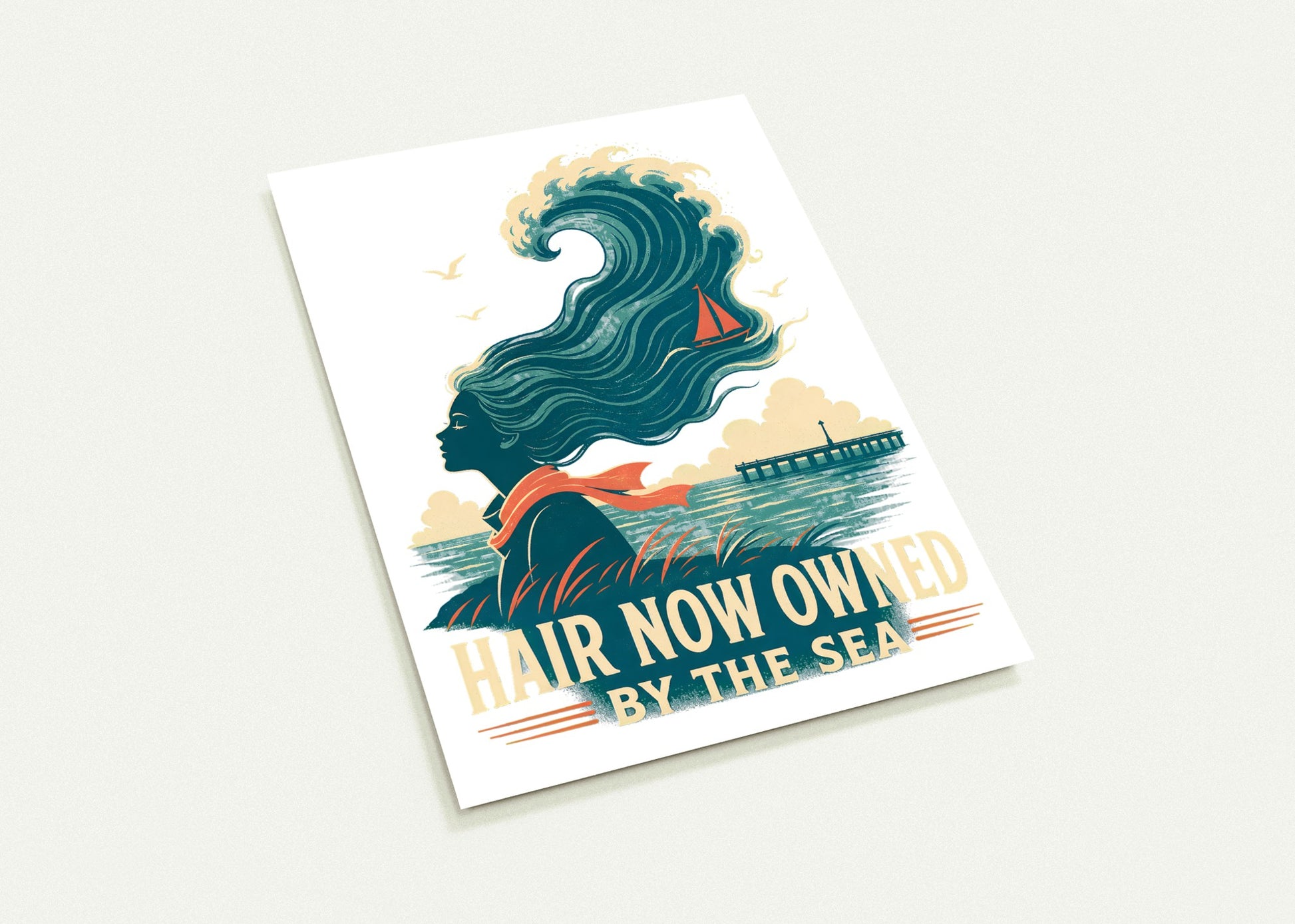 Hair Now Owned by the Sea Postcard Pack — product view 3