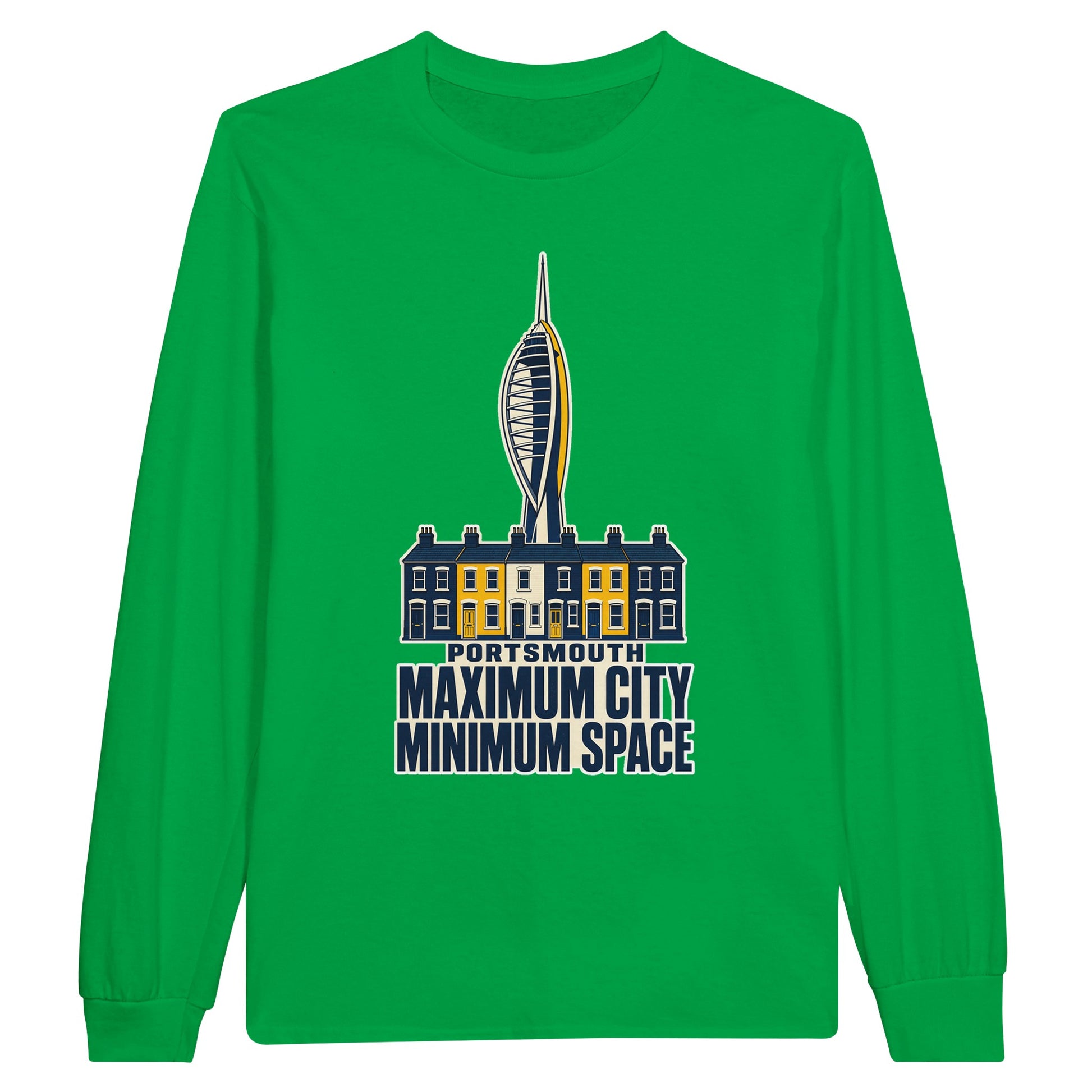 Portsmouth Maximum City Minimum Space Long-Sleeve T-shirt — product view 12