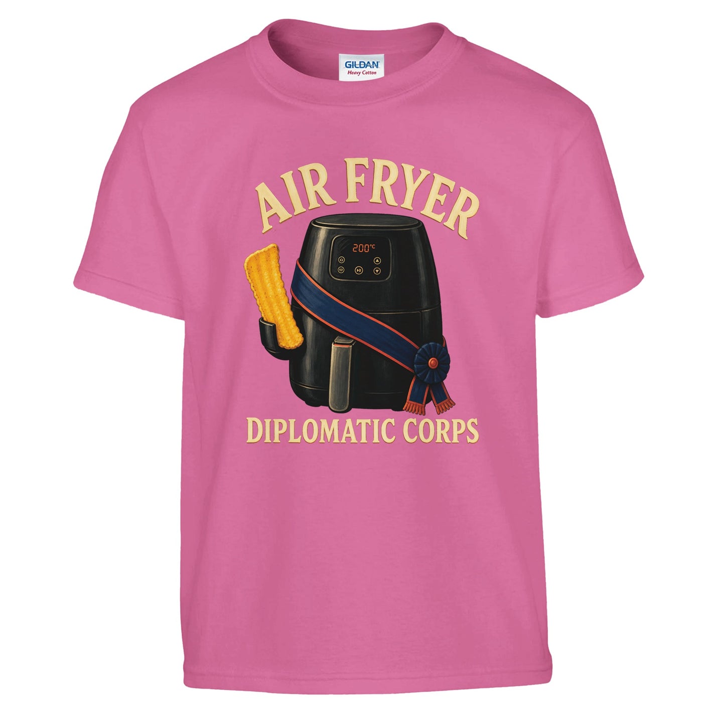 Air Fryer Diplomatic Corps Kids' T-shirt — product view 10