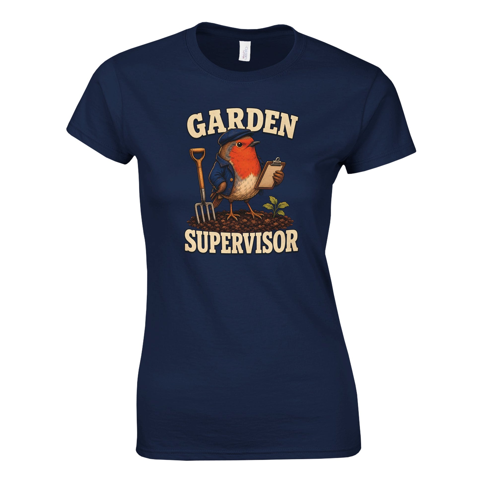 Garden Supervisor Robin Women's T-shirt — product view 10