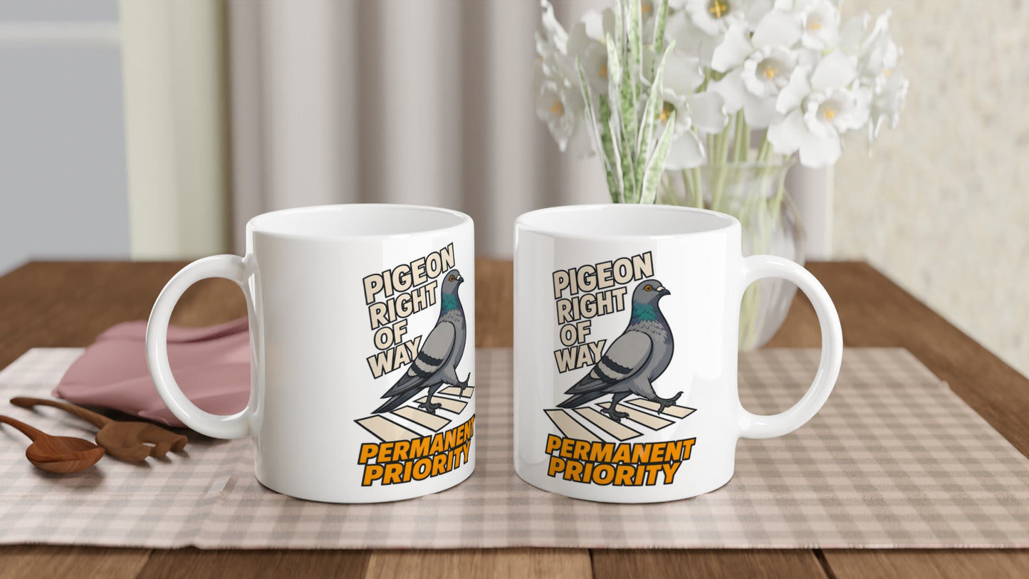 Pigeon Right of Way Mug — product view 4