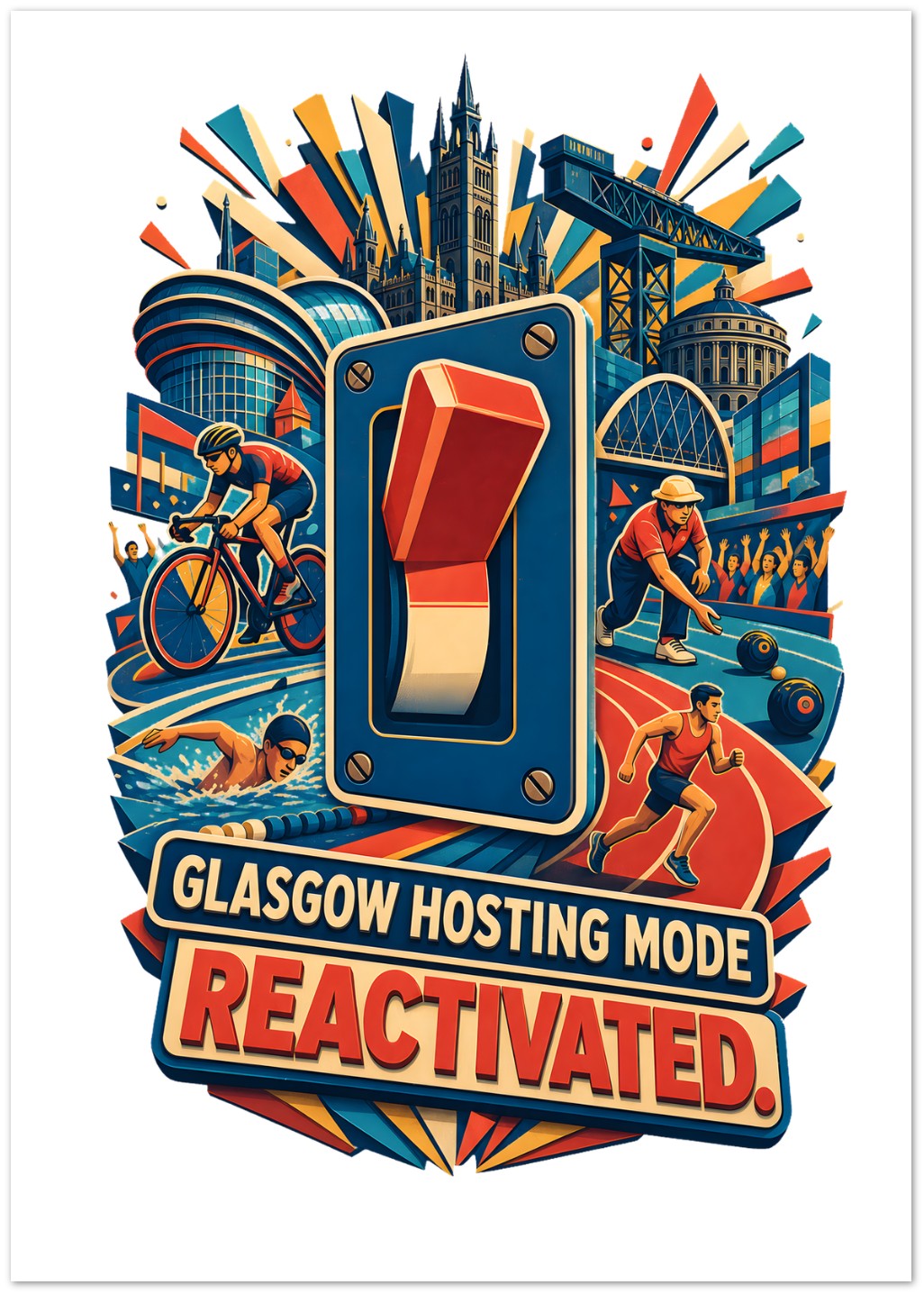 Glasgow Hosting Mode — Reactivated Greeting Card Pack