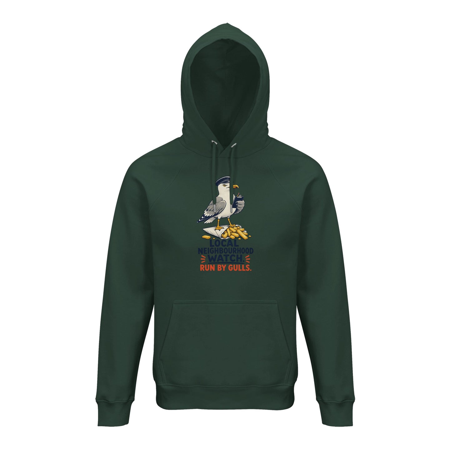 Local Neighbourhood Watch: Run by Gulls Hoodie — product view 11