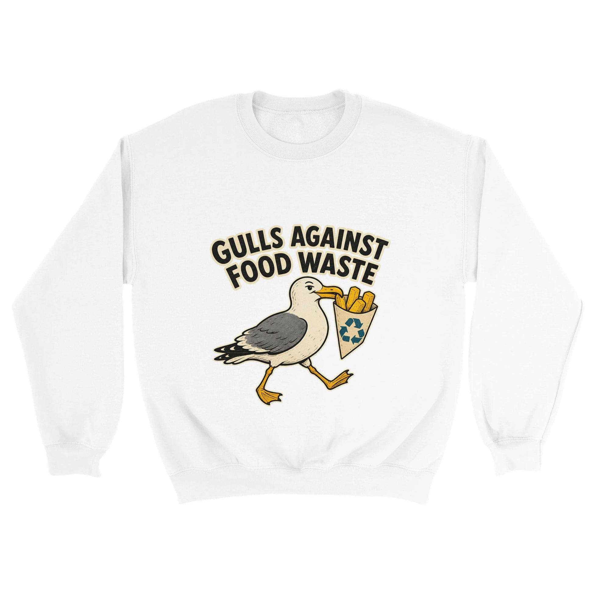 Gulls Against Food Waste Graphic Sweatshirt — product view 18