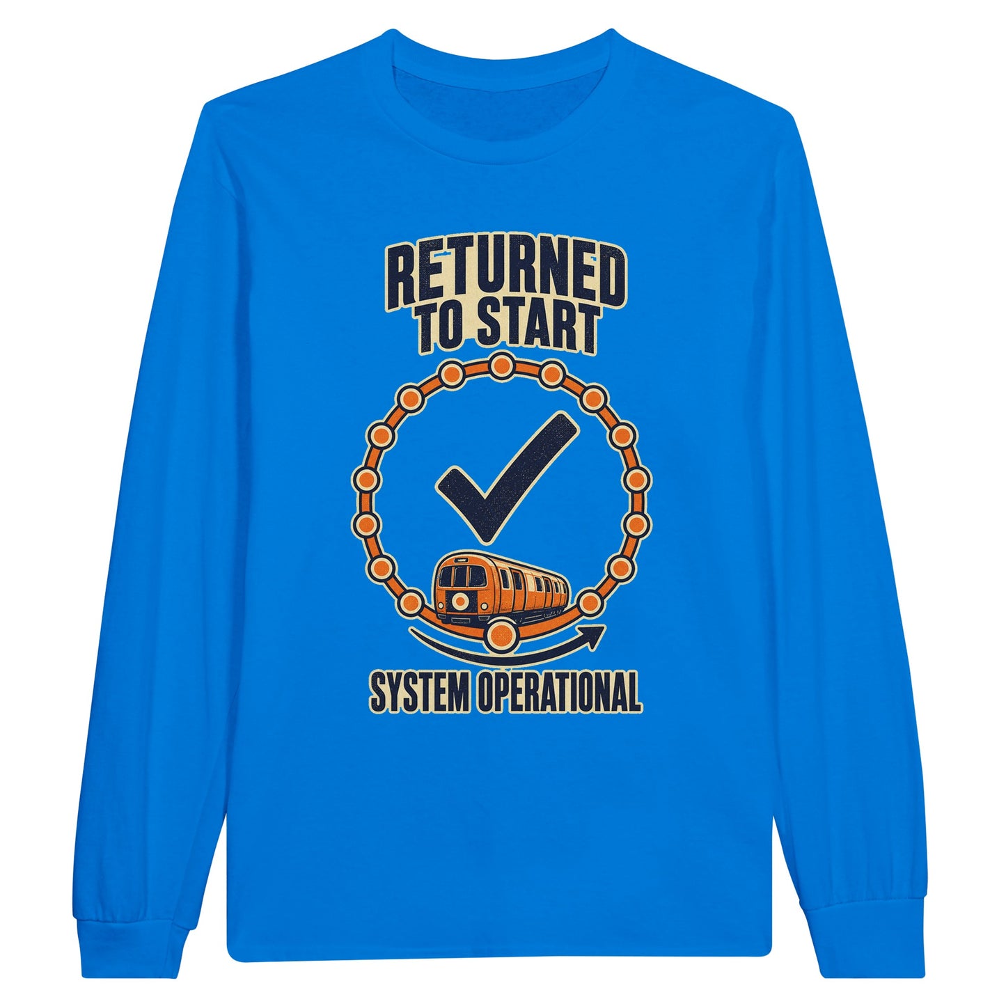 Glasgow Subway: System Operational Long-Sleeve T-shirt — product view 3
