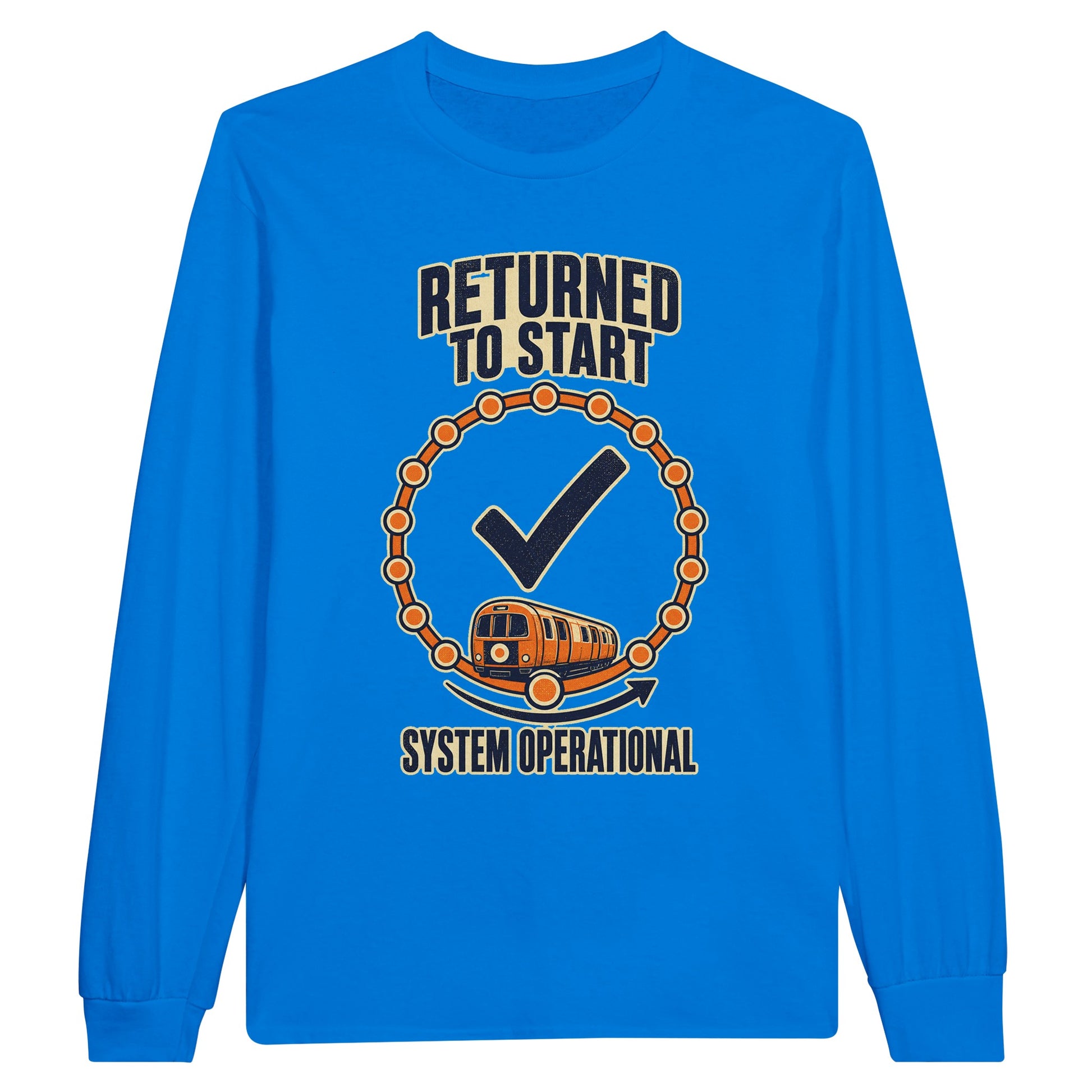 Glasgow Subway: System Operational Long-Sleeve T-shirt — product view 3