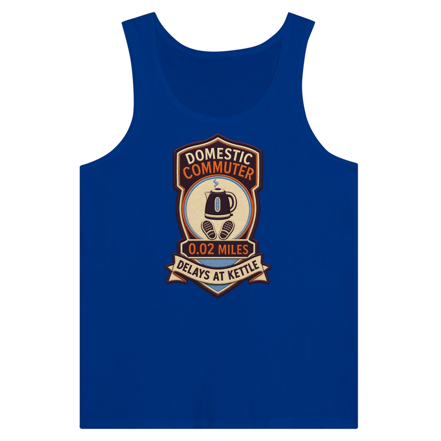 Domestic Commuter Premium Unisex Tank Top — product view 3