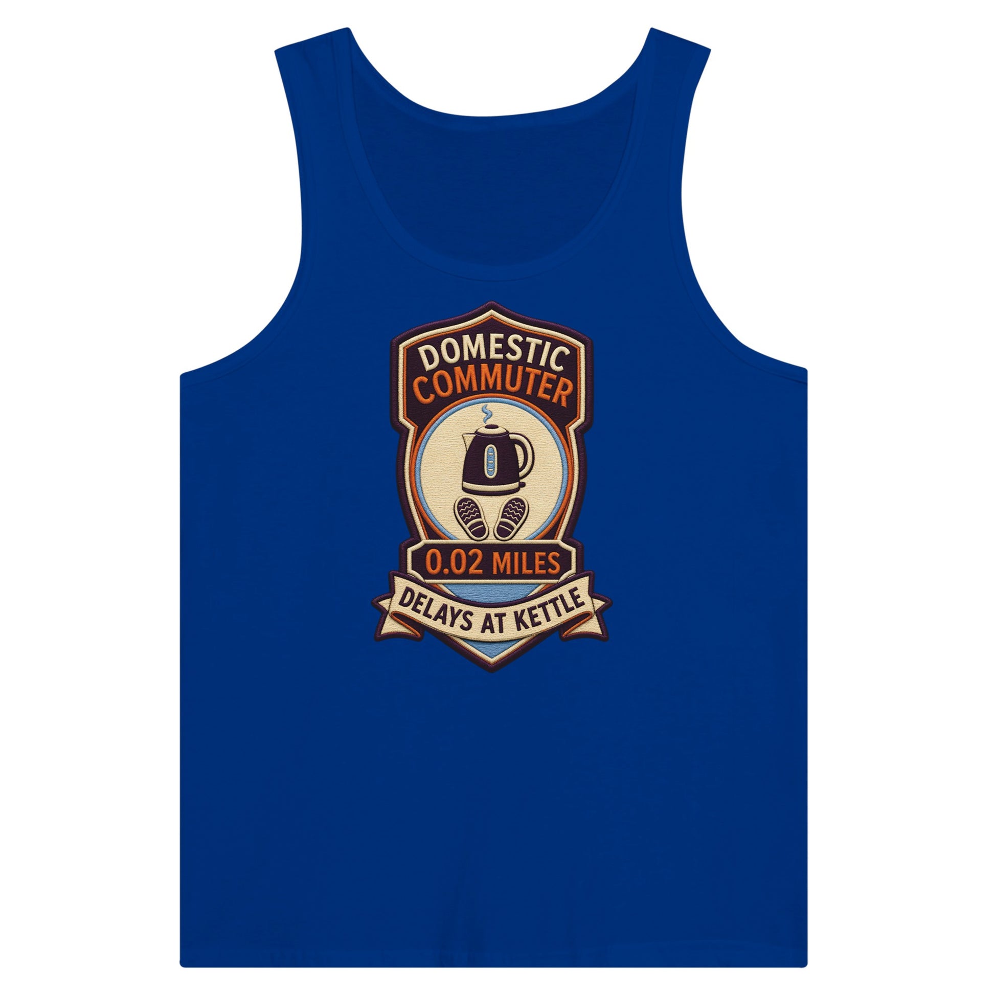 Domestic Commuter Premium Unisex Tank Top — product view 3