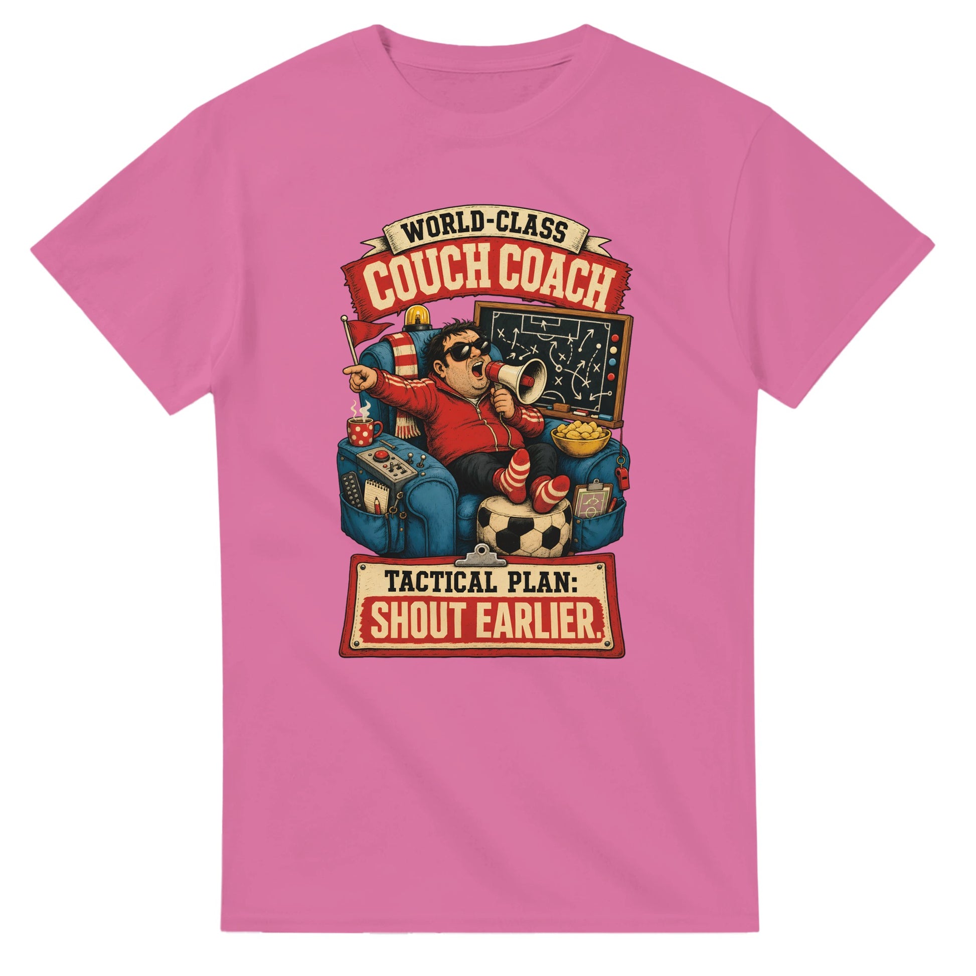 World-Class Couch Coach T-shirt — product view 4