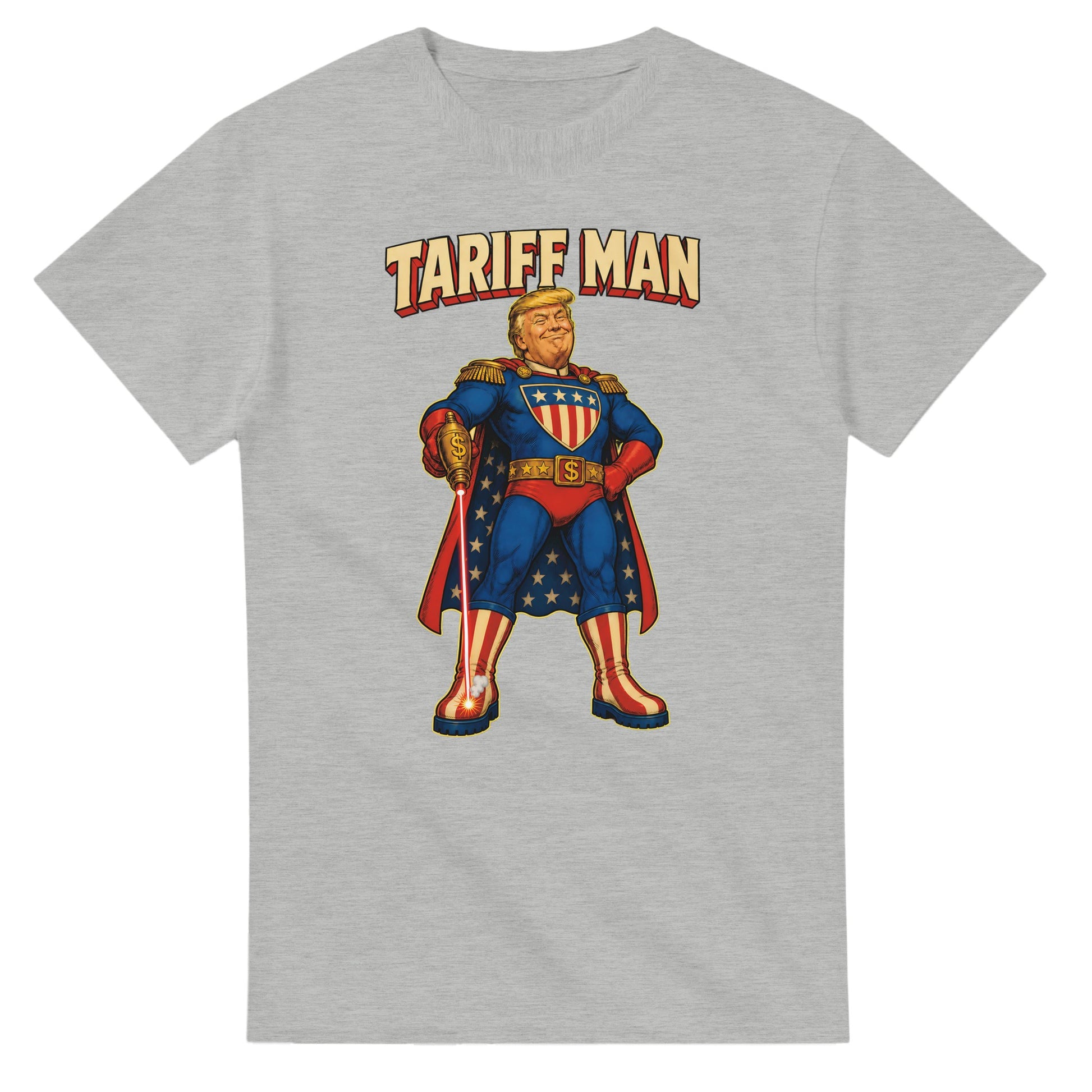 Tariff Man – Self-Shot Satire T-shirt — product view 2