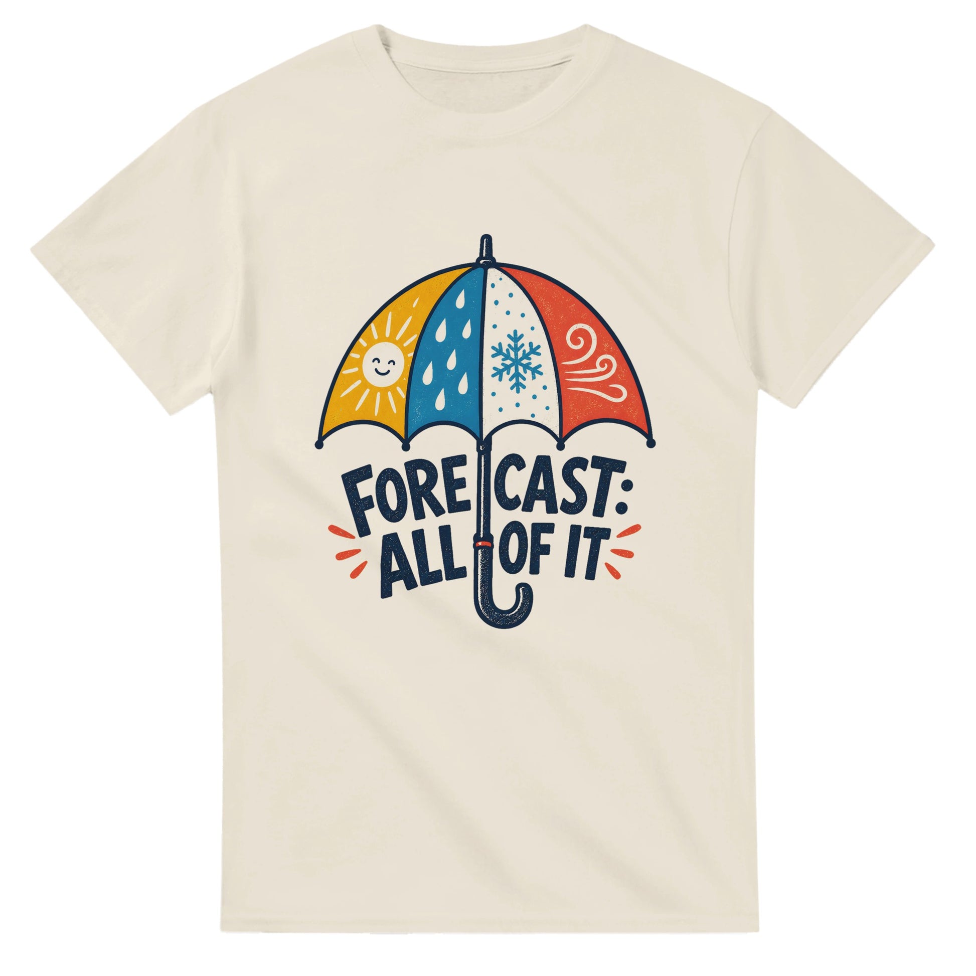 Forecast: All of It British Weather Graphic T-shirt — product view 8