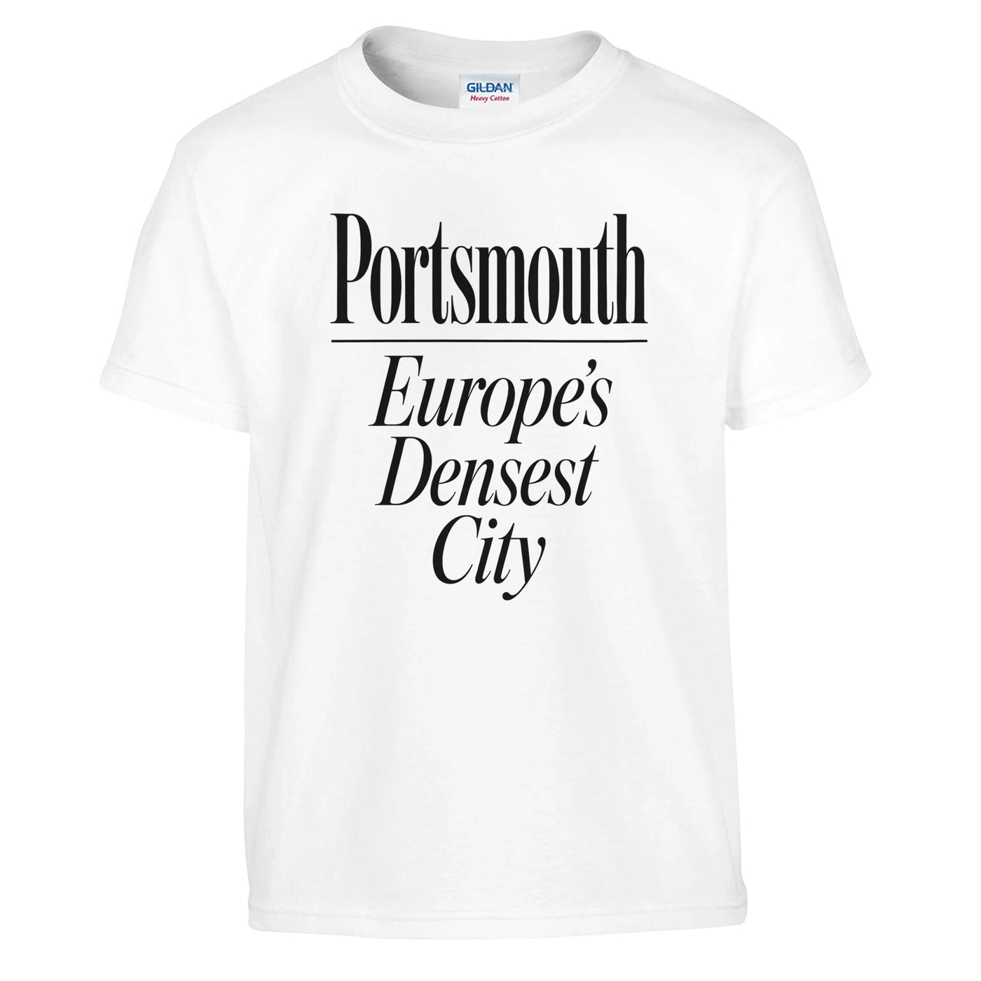 Portsmouth — Europe's Densest City Kids' T-shirt