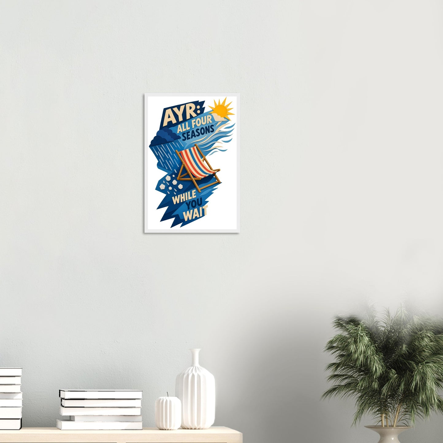 Ayr: All Four Seasons While You Wait Framed Wall Art — product view 11