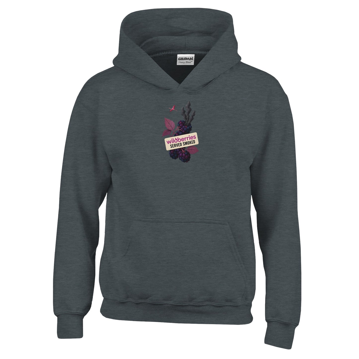 Wildberries, Served Smoked Kids' Hoodie — product view 9