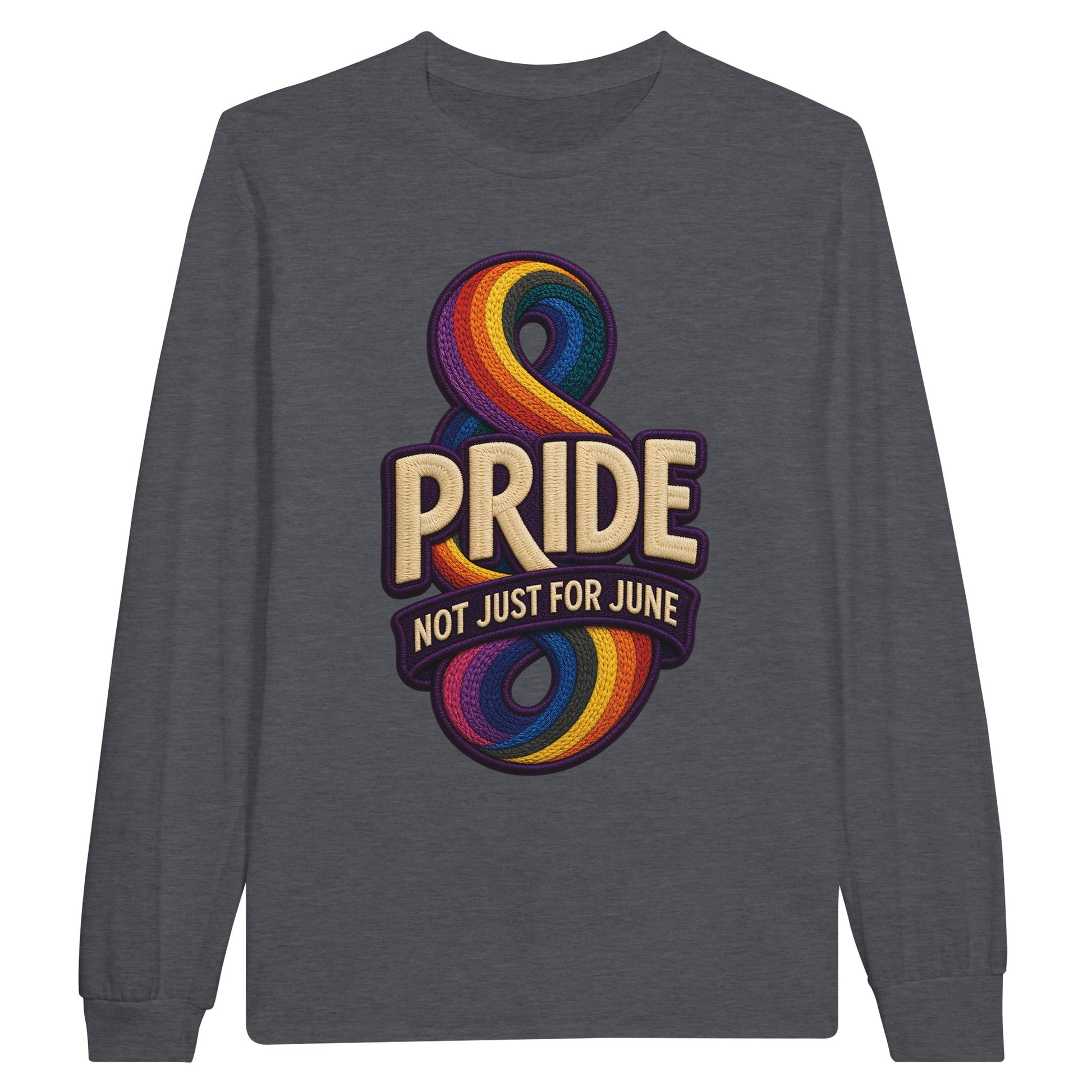 Pride: Not Just for June Long-Sleeve T-shirt — product view 2