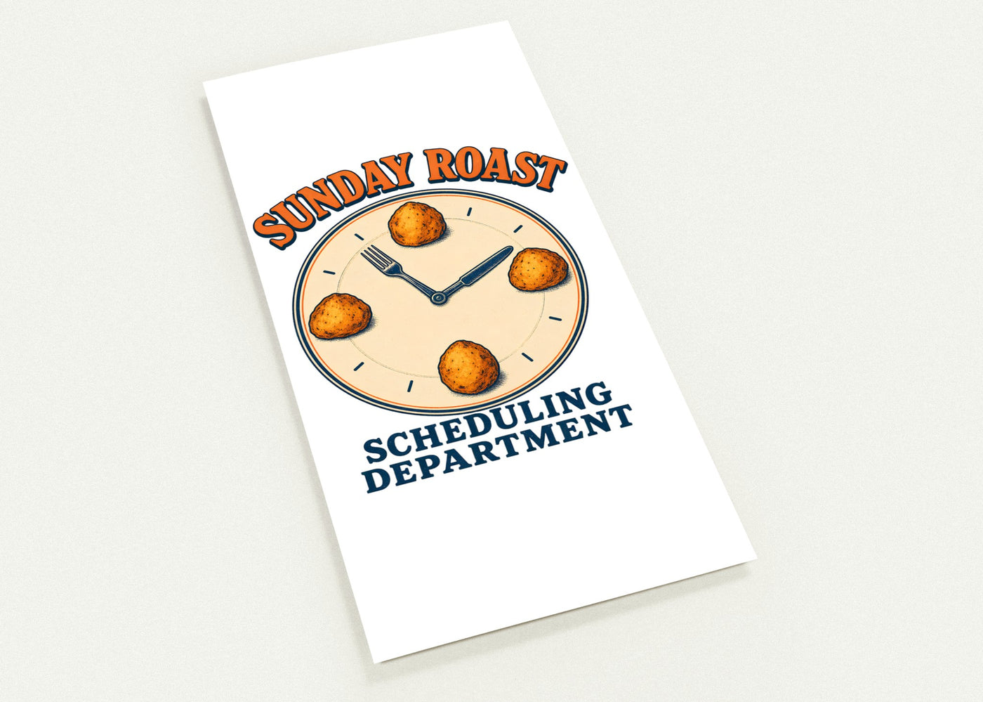 Sunday Roast Scheduling Department Postcard Pack
