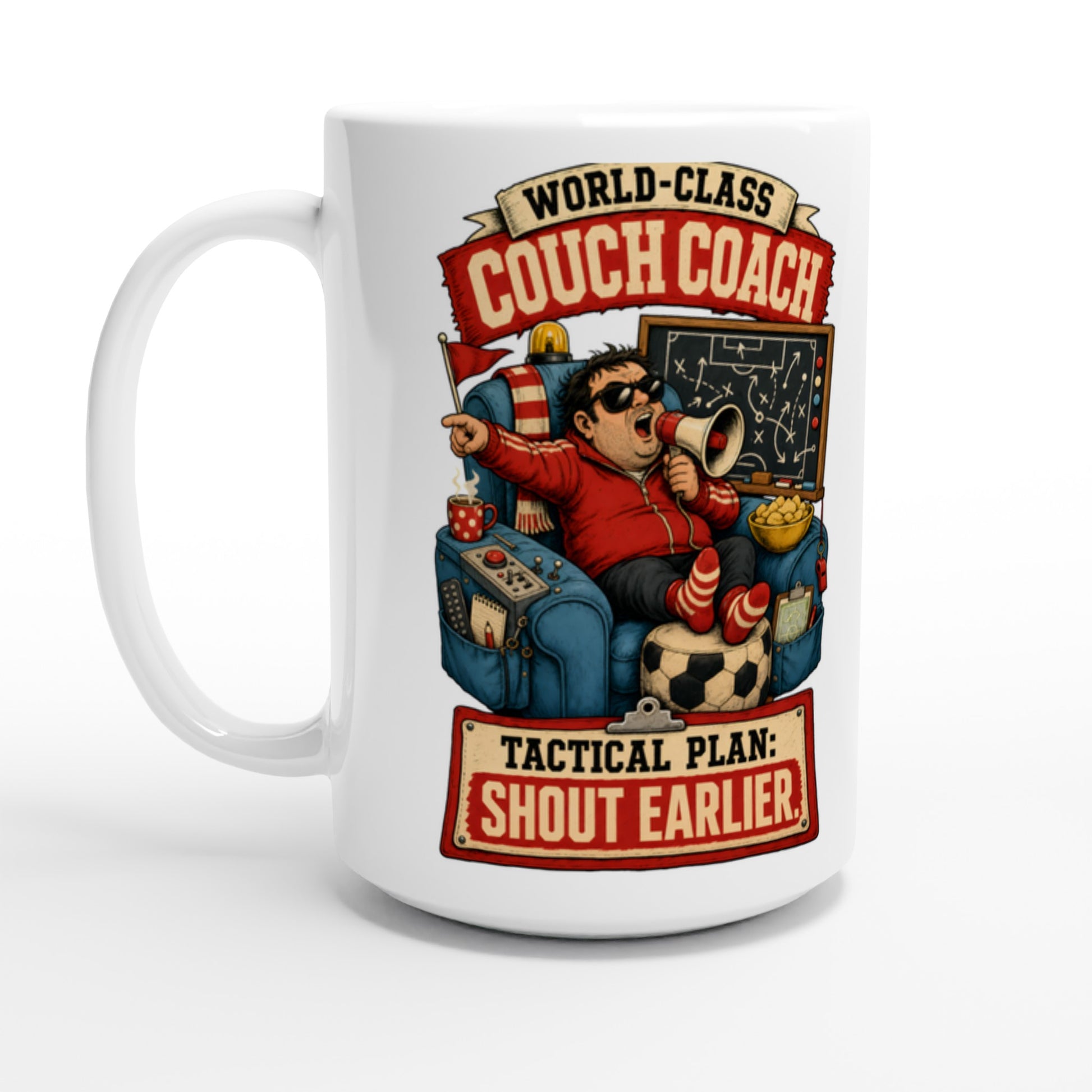 World-Class Couch Coach Large Mug — product view 1