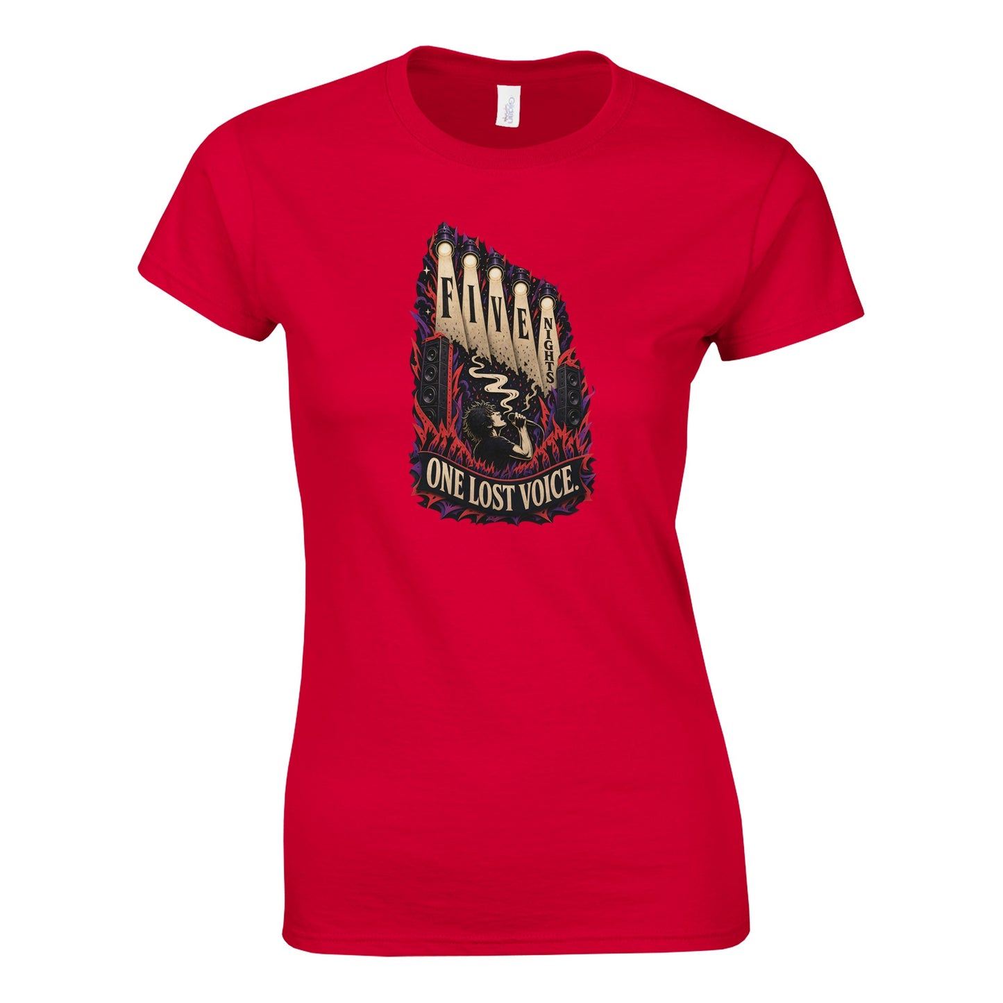 Five Nights, One Lost Voice Women's T-shirt — product view 2
