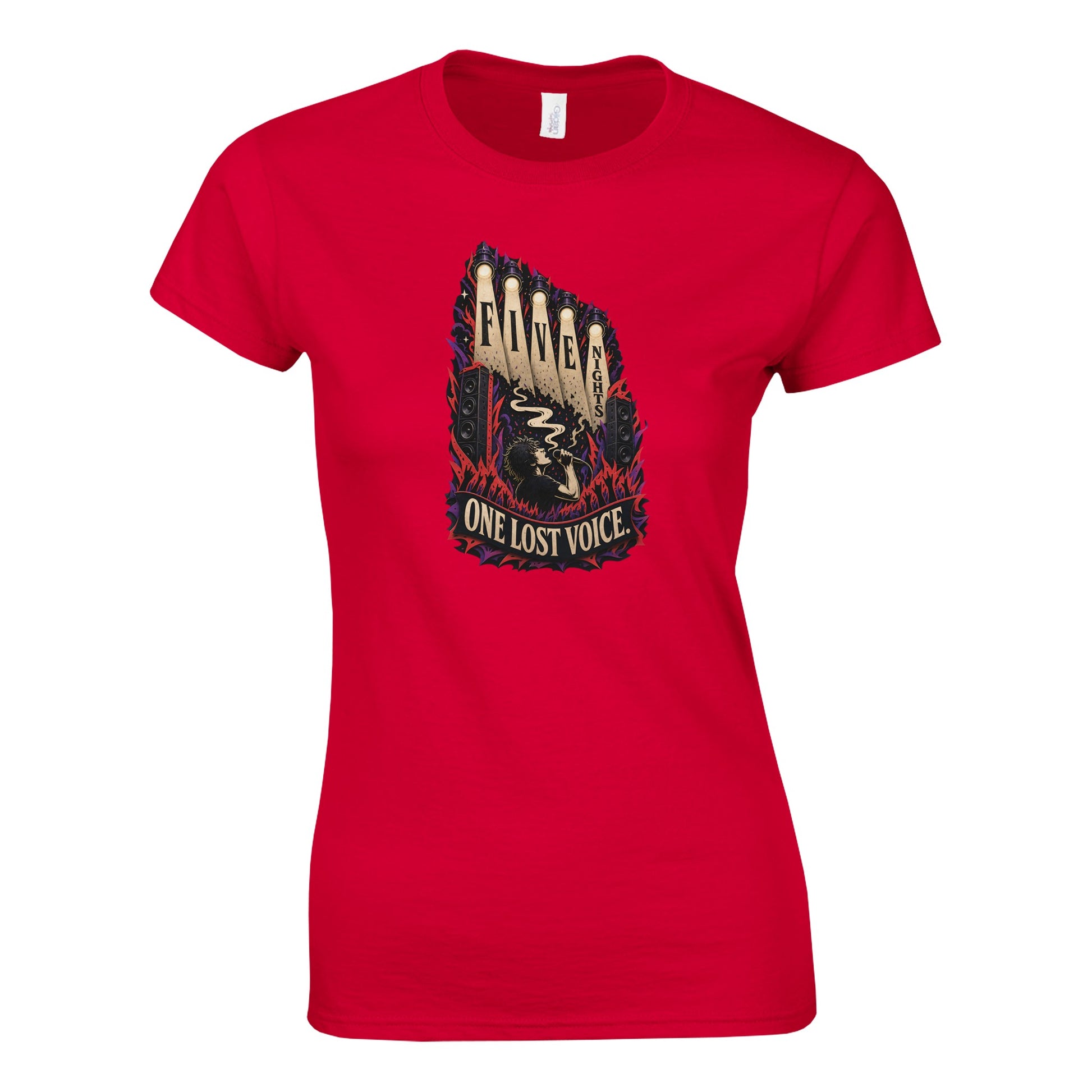 Five Nights, One Lost Voice Women's T-shirt — product view 2