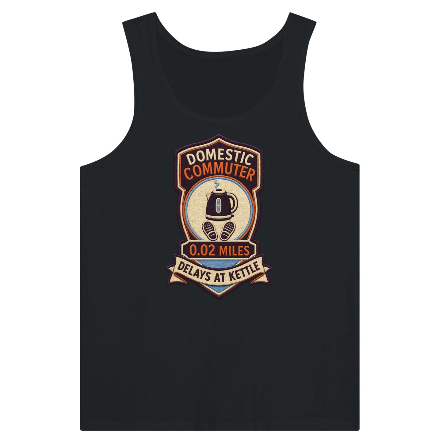 Domestic Commuter Premium Unisex Tank Top — product view 8