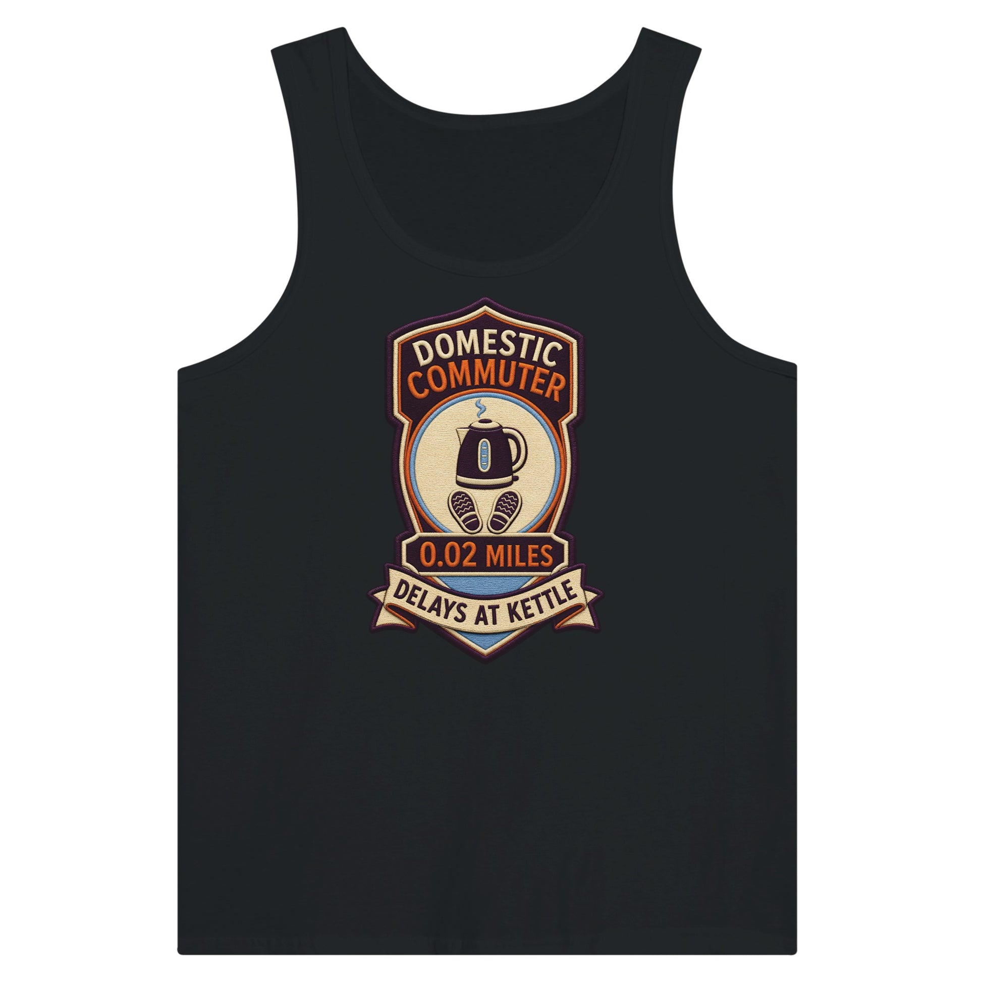 Domestic Commuter Premium Unisex Tank Top — product view 8