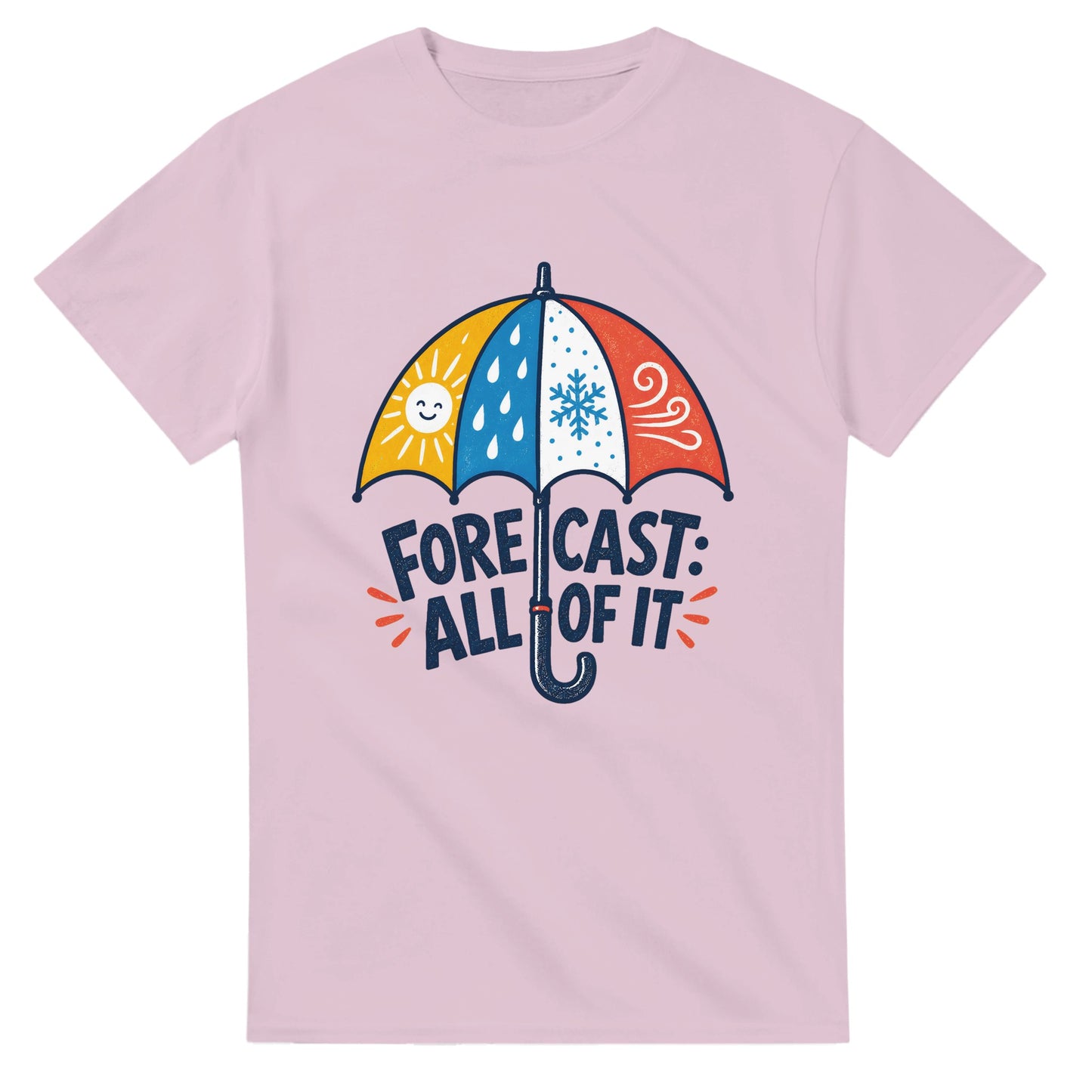 Forecast: All of It British Weather Graphic T-shirt — product view 4