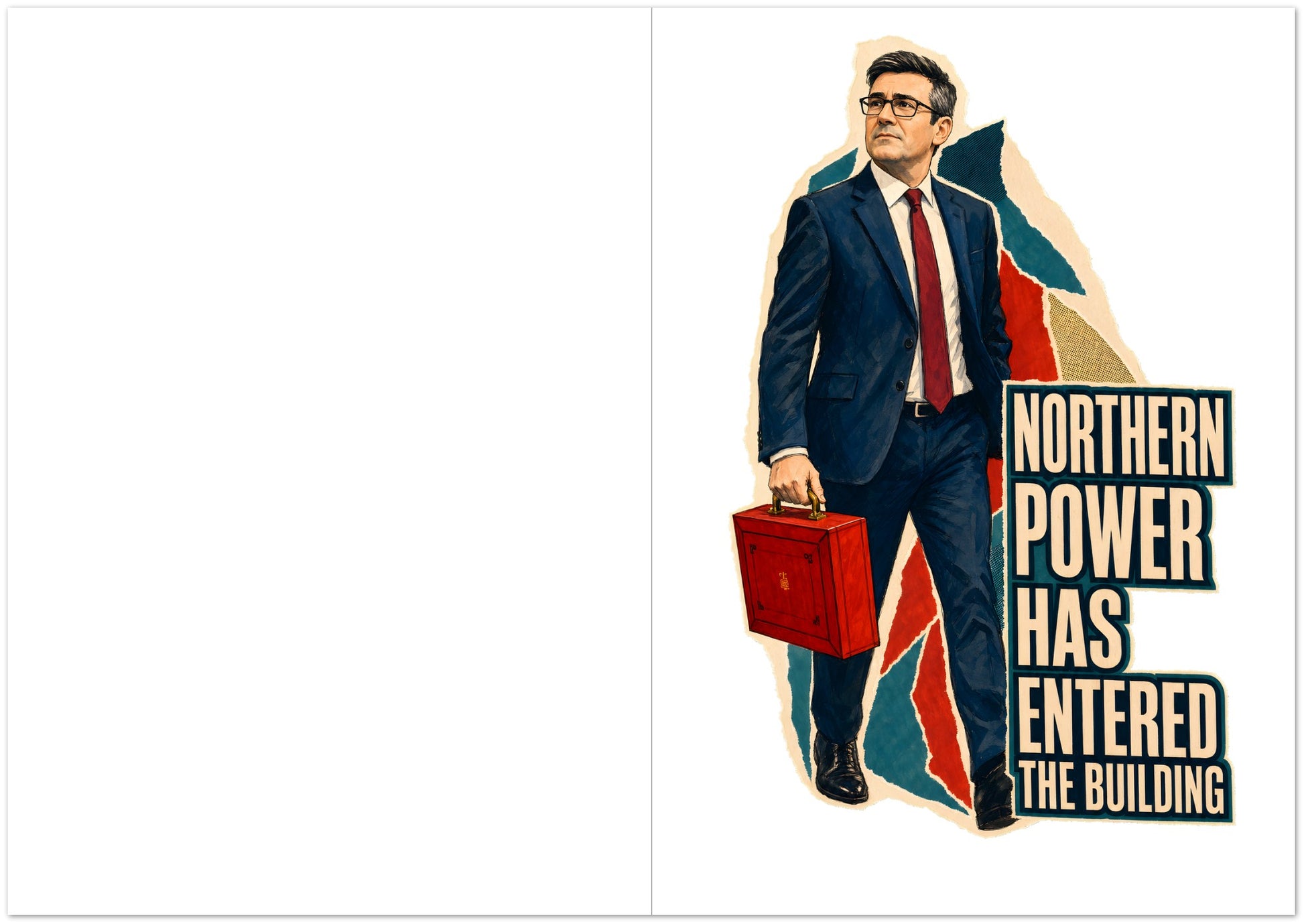 Northern Power Has Entered the Building Tote Bag Greeting Card Pack — product view 5