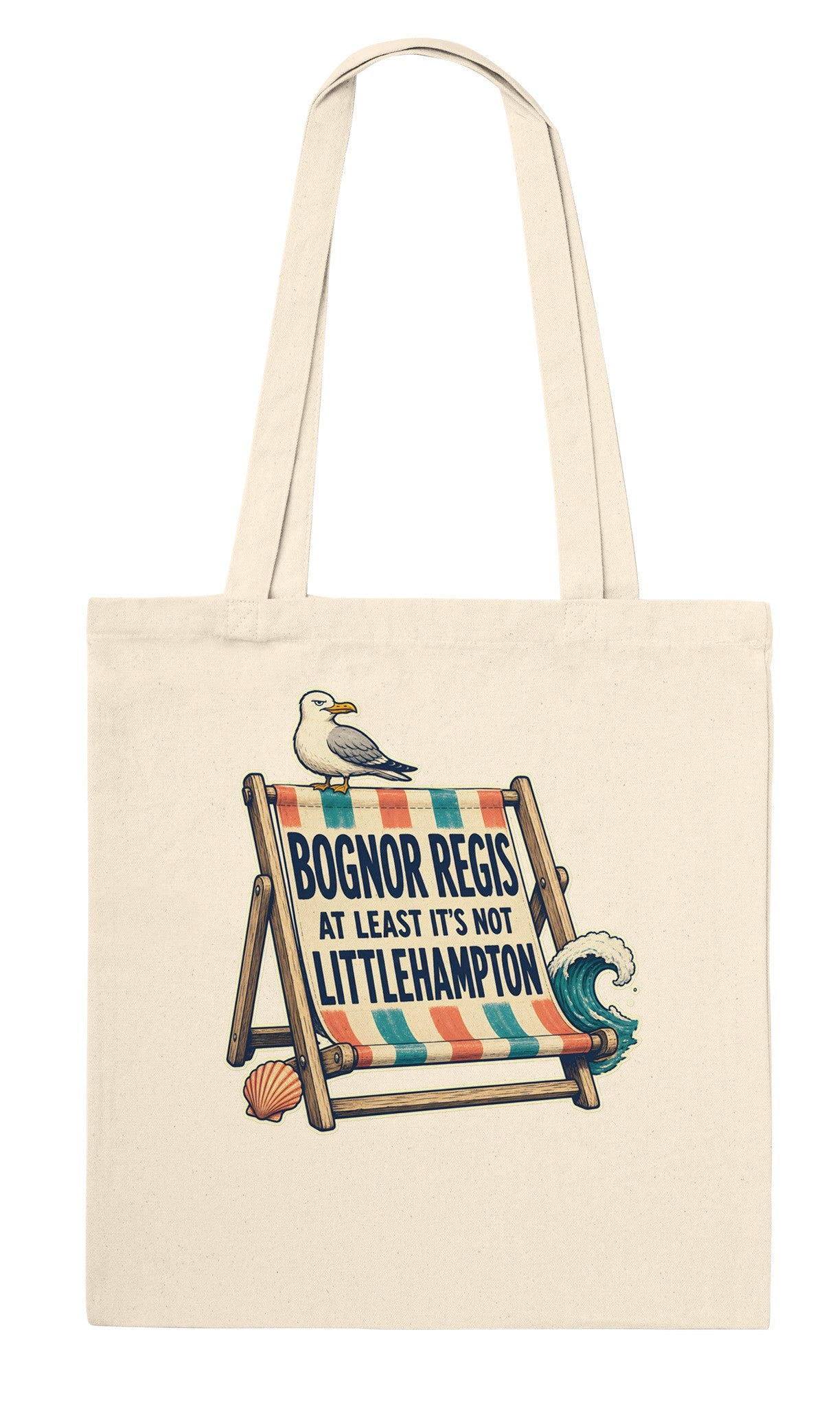 Bognor Regis — At Least It's Not Littlehampton Tote Bag — product view 6