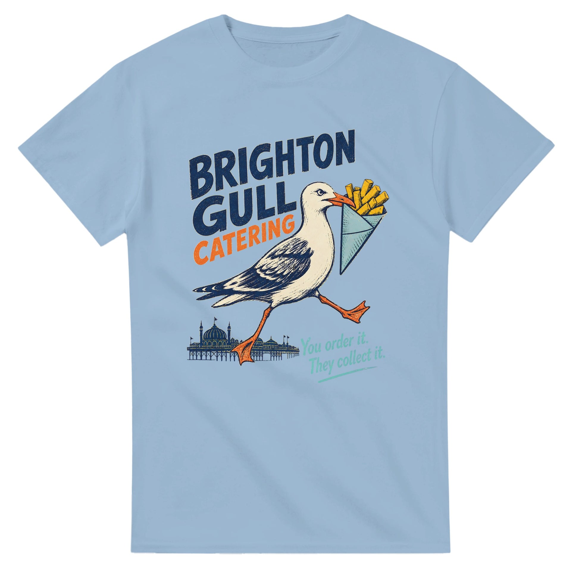 Brighton Gull Catering - You Order It, They Collect It T-shirt — product view 15