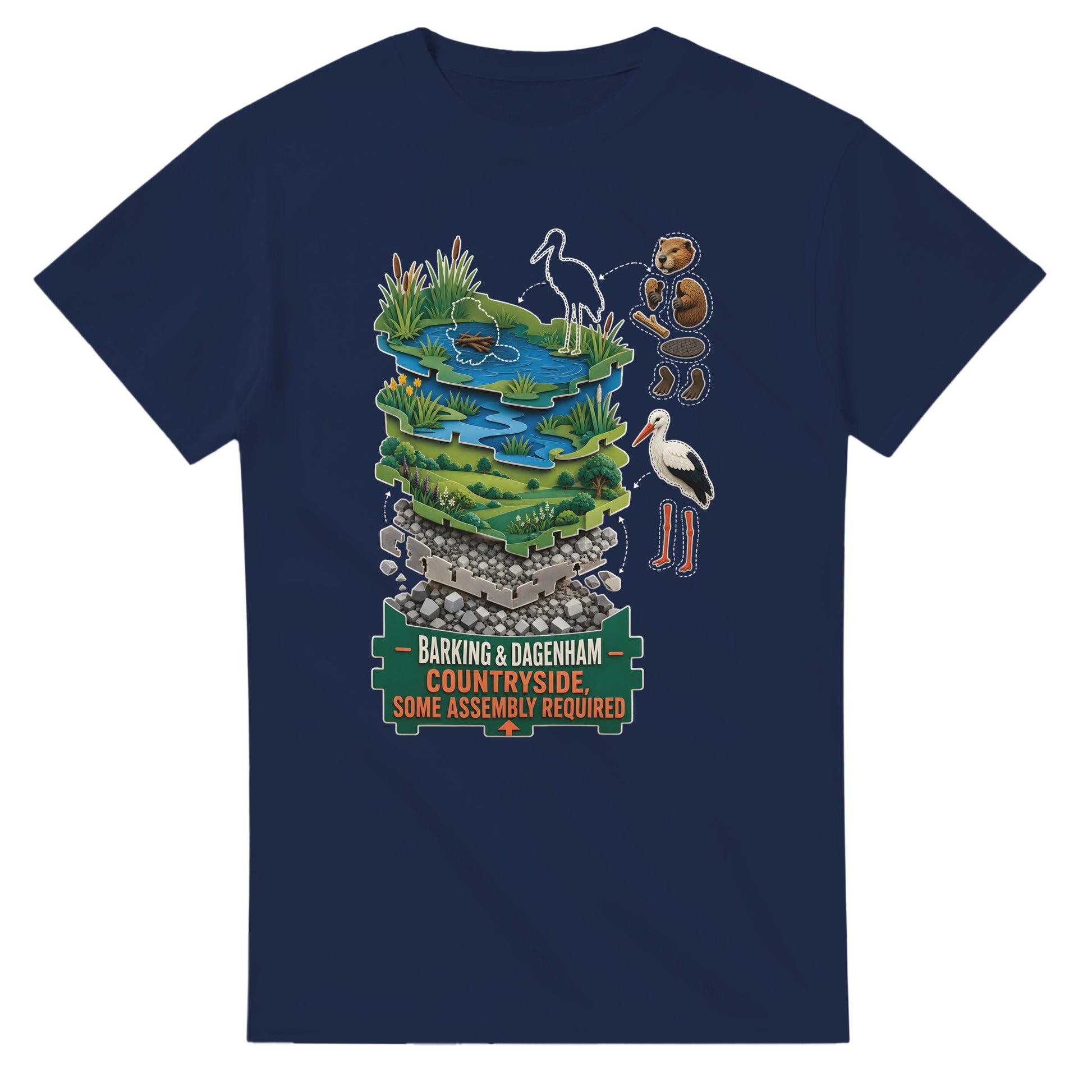 Barking & Dagenham Countryside T-shirt — product view 5