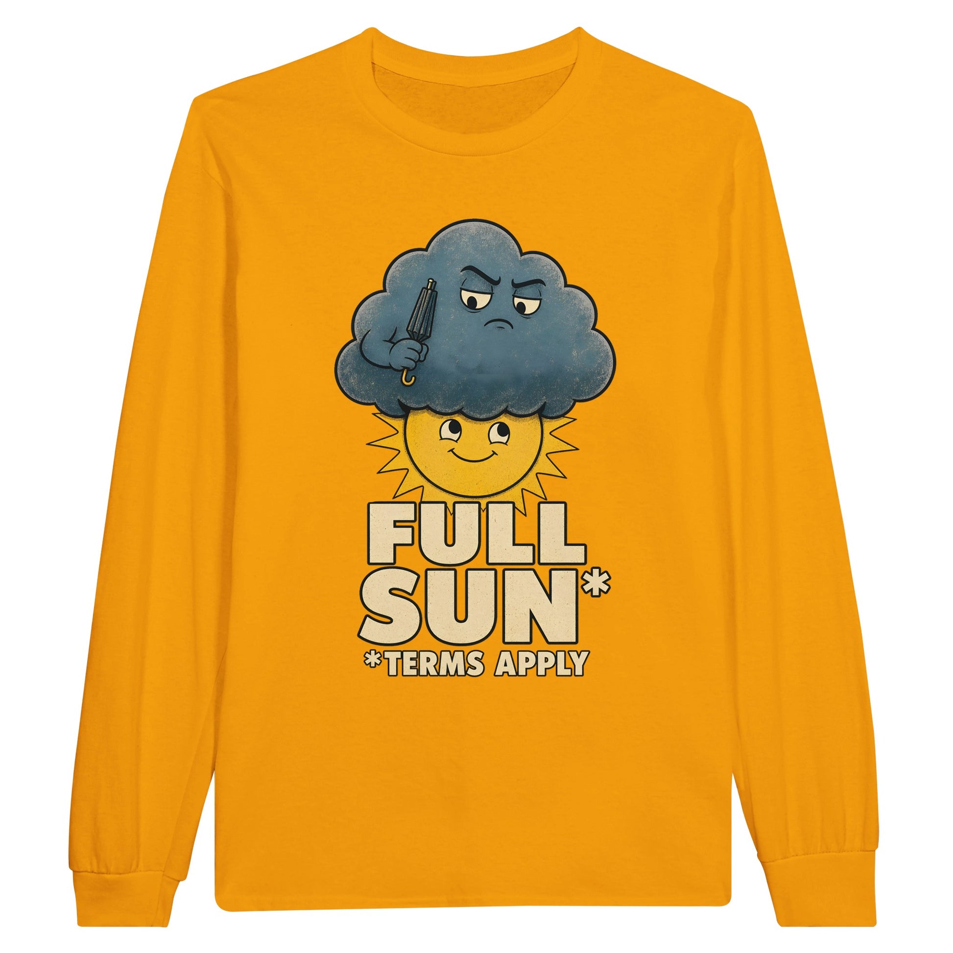 Full Sun, Terms Apply Weather Graphic Long-Sleeve T-shirt — product view 4