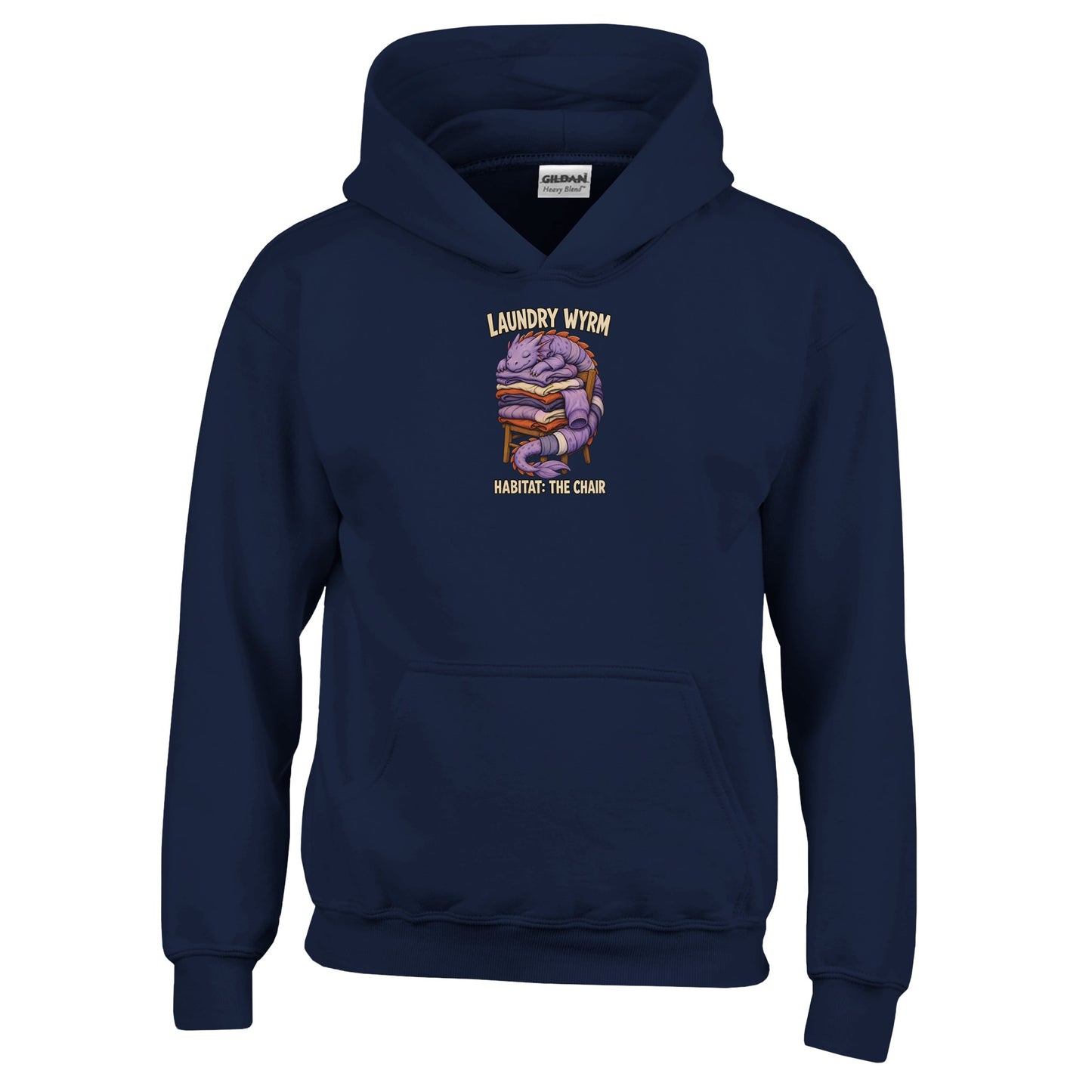 Laundry Wyrm – Habitat: The Chair Kids' Hoodie — product view 7