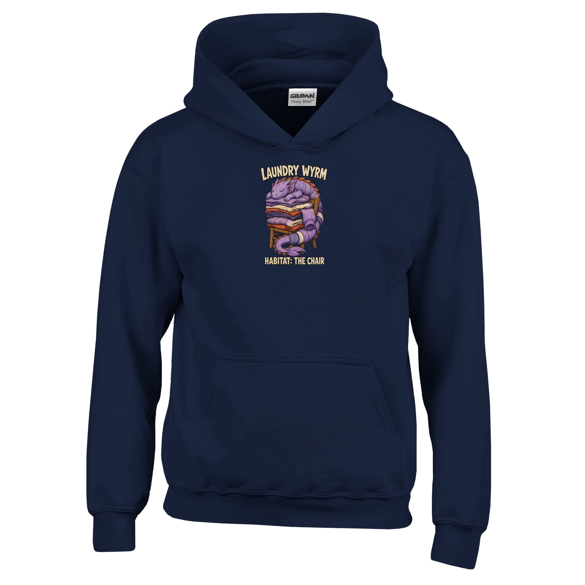 Laundry Wyrm – Habitat: The Chair Kids' Hoodie — product view 7