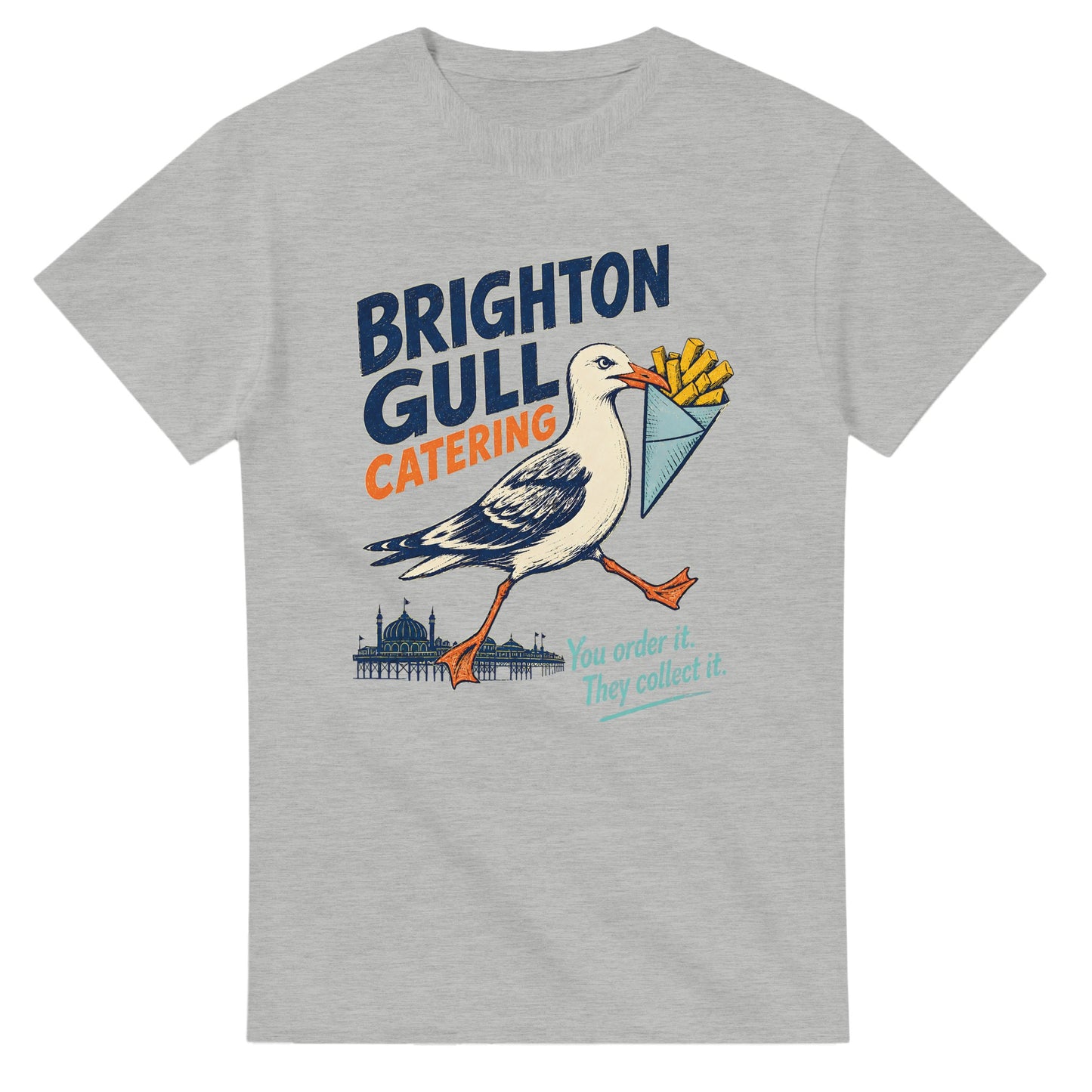 Brighton Gull Catering - You Order It, They Collect It T-shirt — product view 6