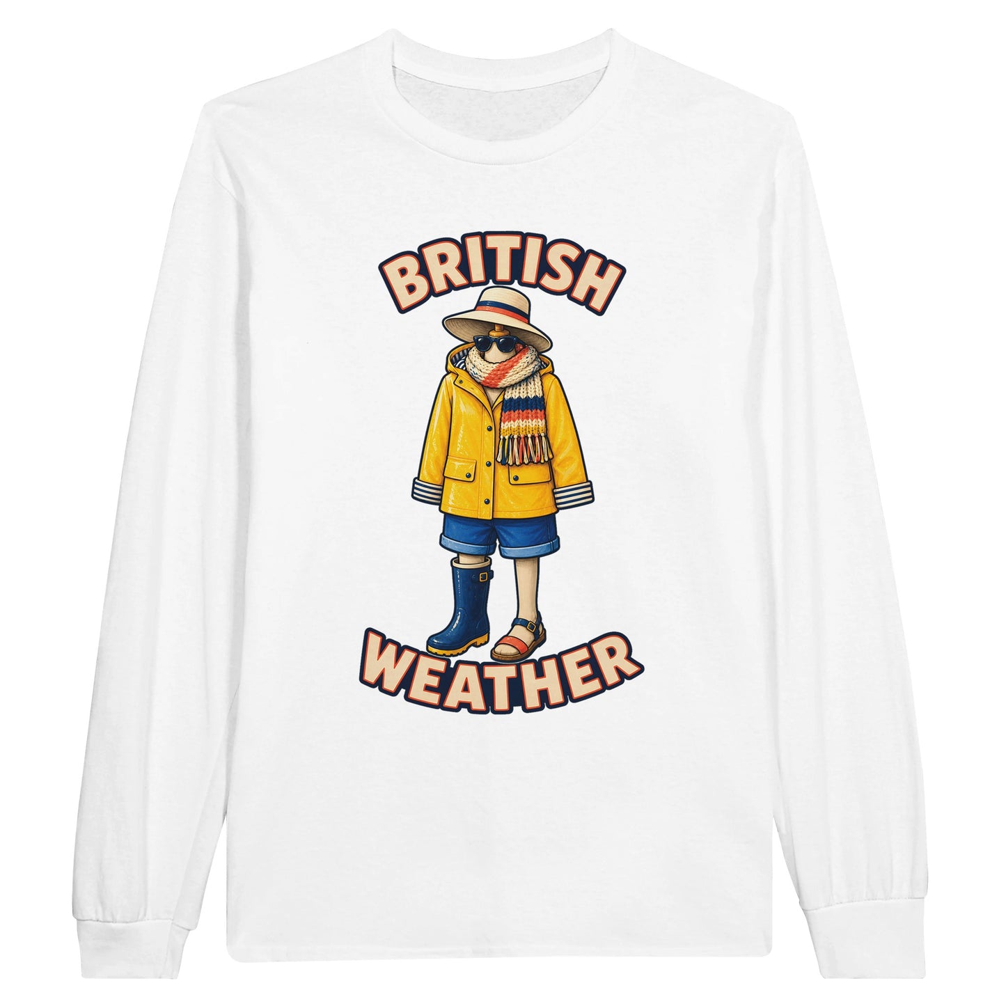 British Weather All-Weather Outfit Long-Sleeve T-shirt — product view 1