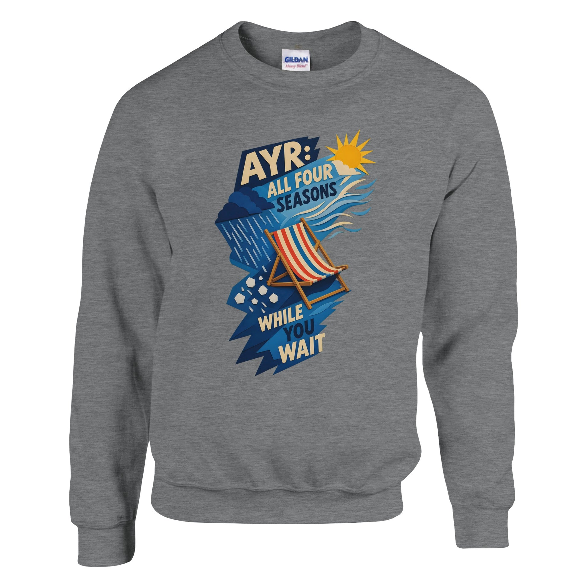 Ayr: All Four Seasons While You Wait Sweatshirt — product view 5