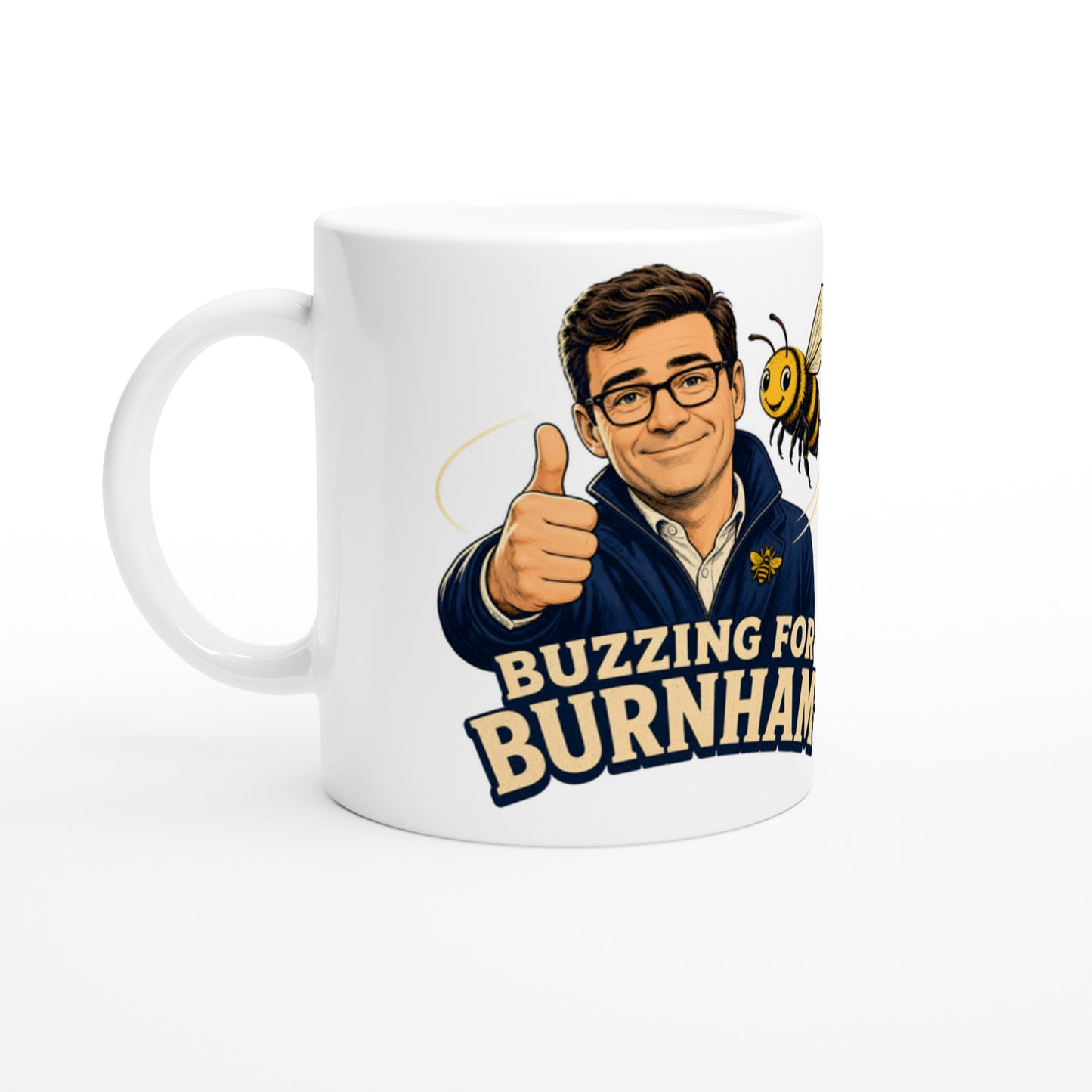 Buzzing for Burnham Mug — product view 2
