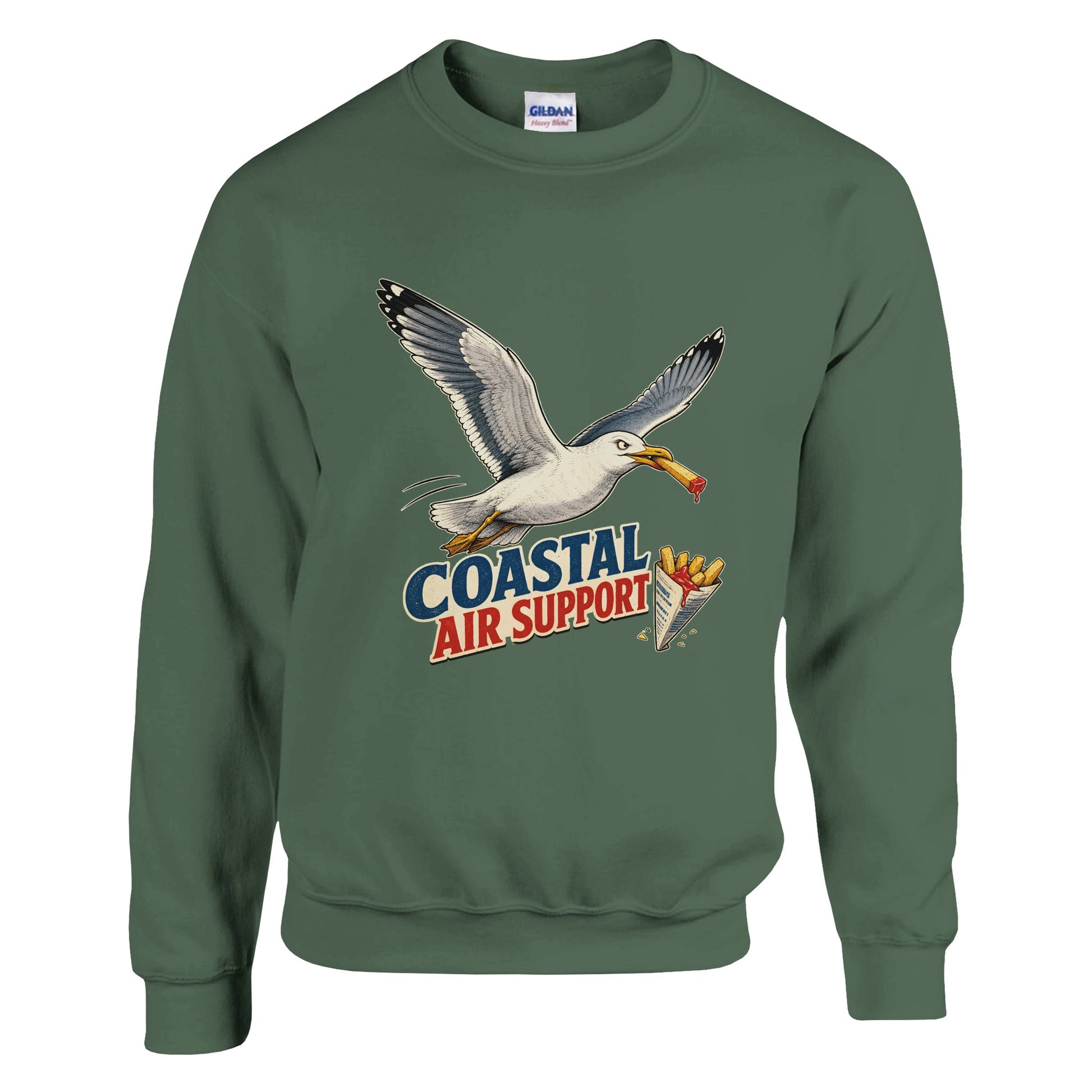 Coastal Air Support Seagull Graphic Sweatshirt — product view 8
