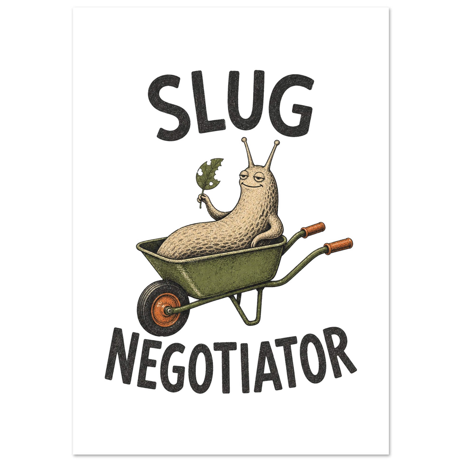 Slug Negotiator Garden Graphic Poster — product view 2